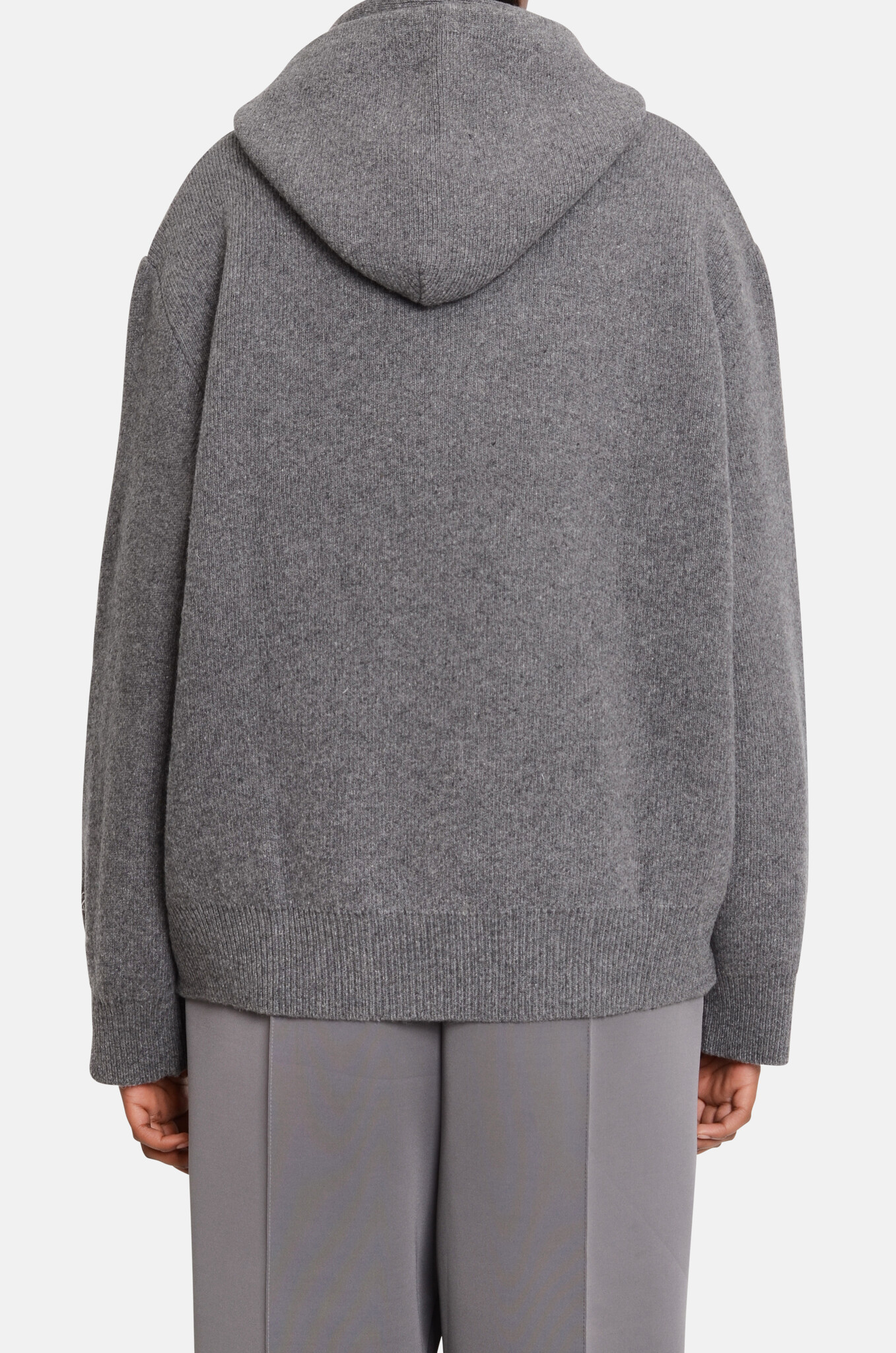 Hoodie Sweater in Dark Grey-3
