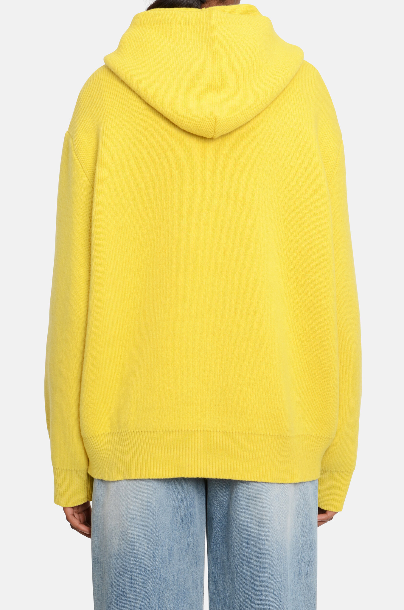 Hoodie Sweater in Yellow-4