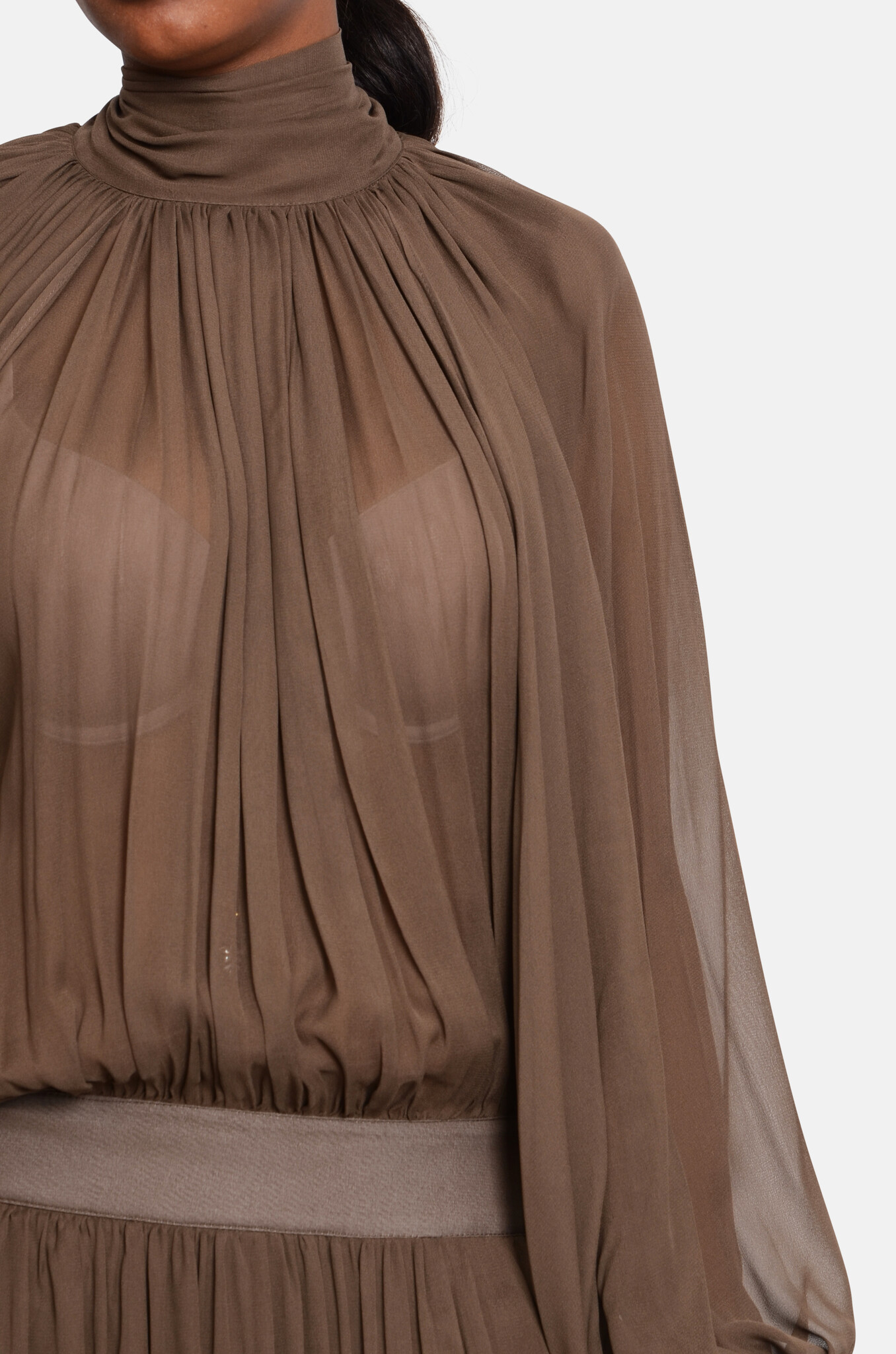 Bienvenida Dress in Chocolate-6