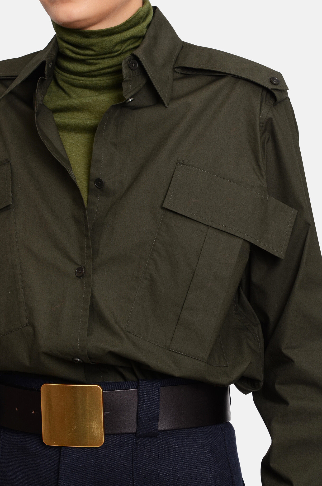 Officer Shirt Khaki-5