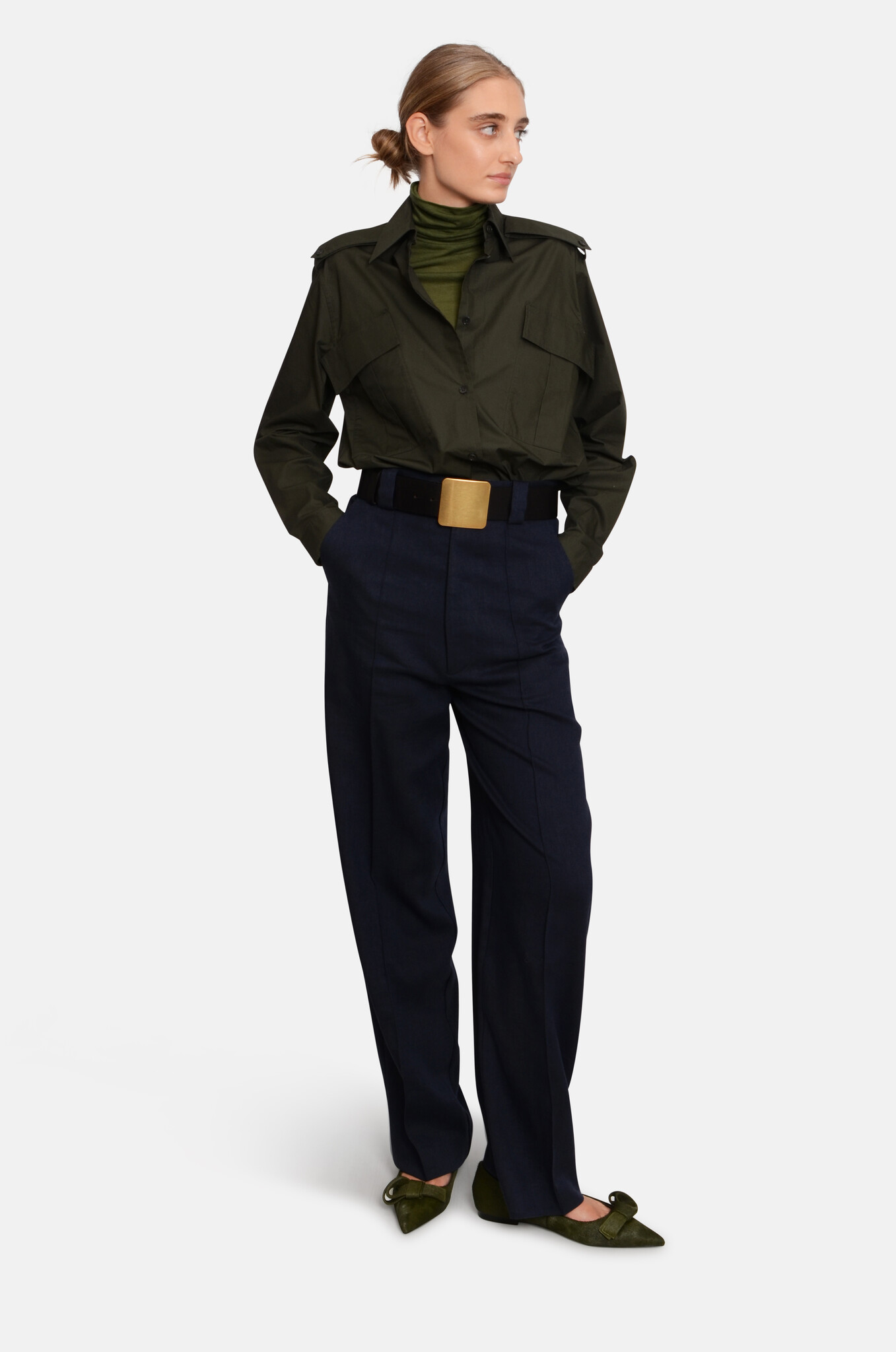 Aube Pants in Navy-2