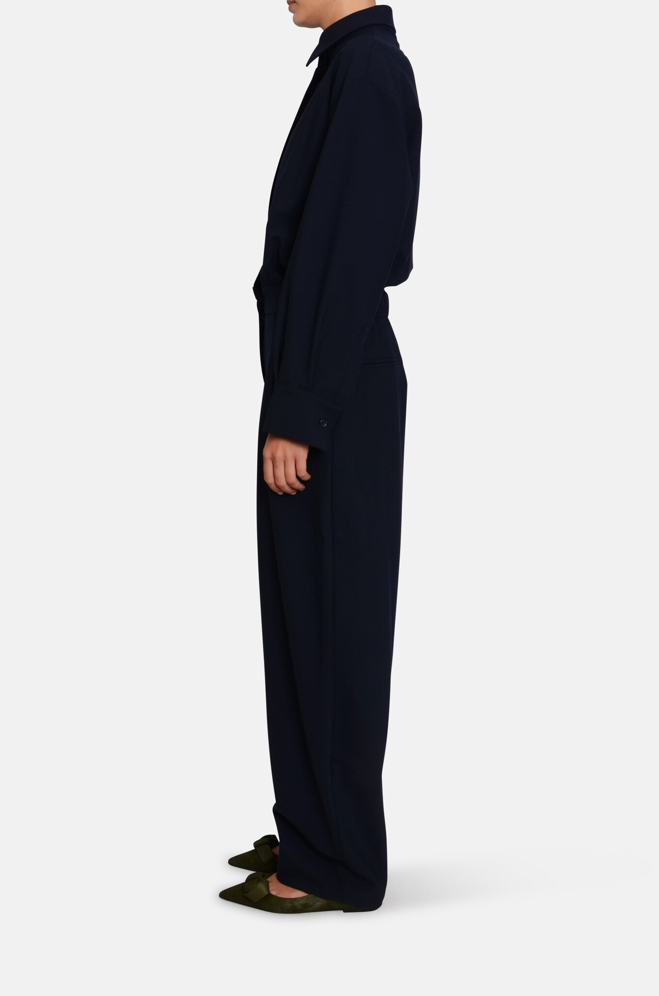Wool-Blend Jumpsuit in Night-3