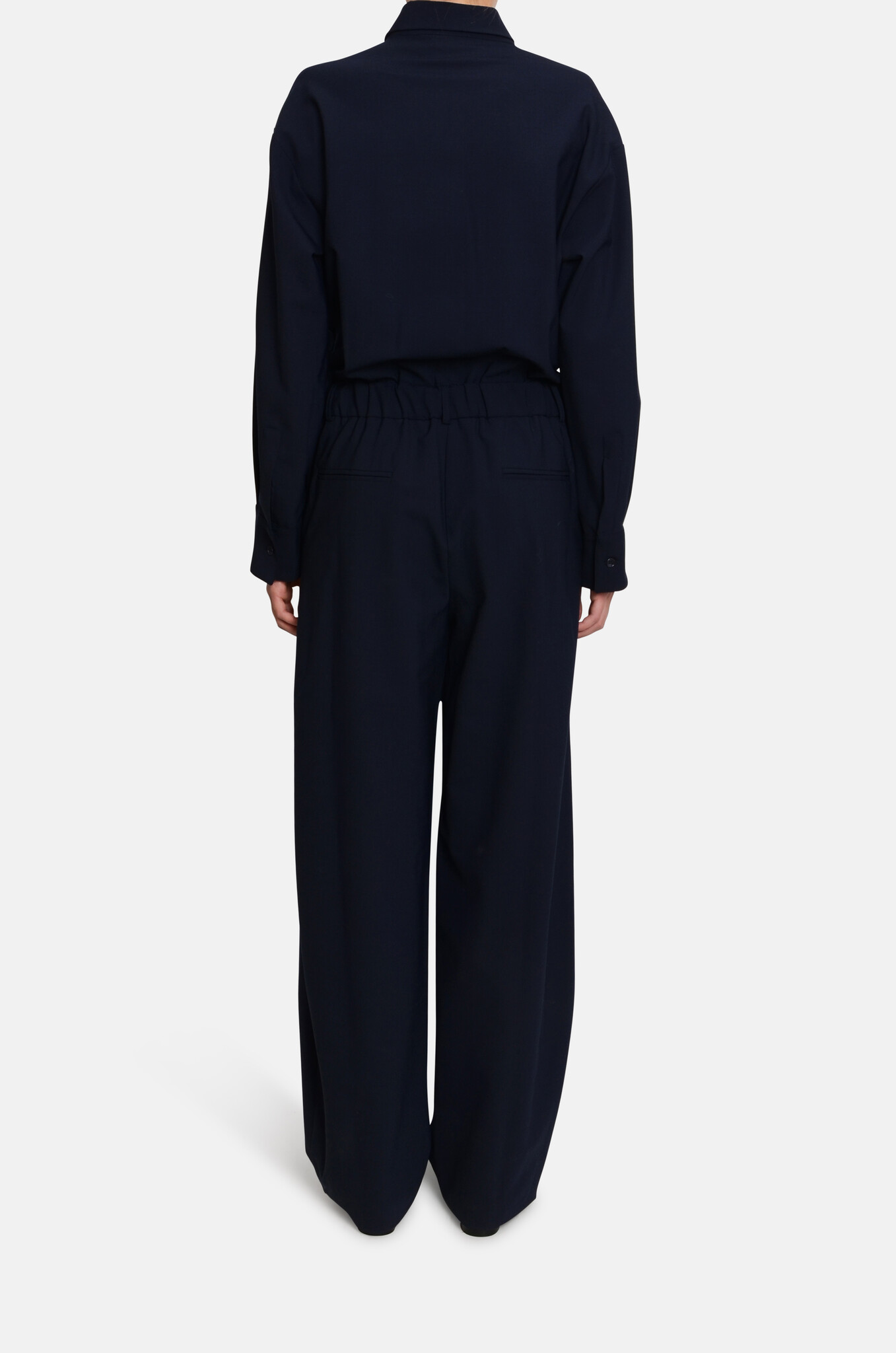 Wool-Blend Jumpsuit in Night-4