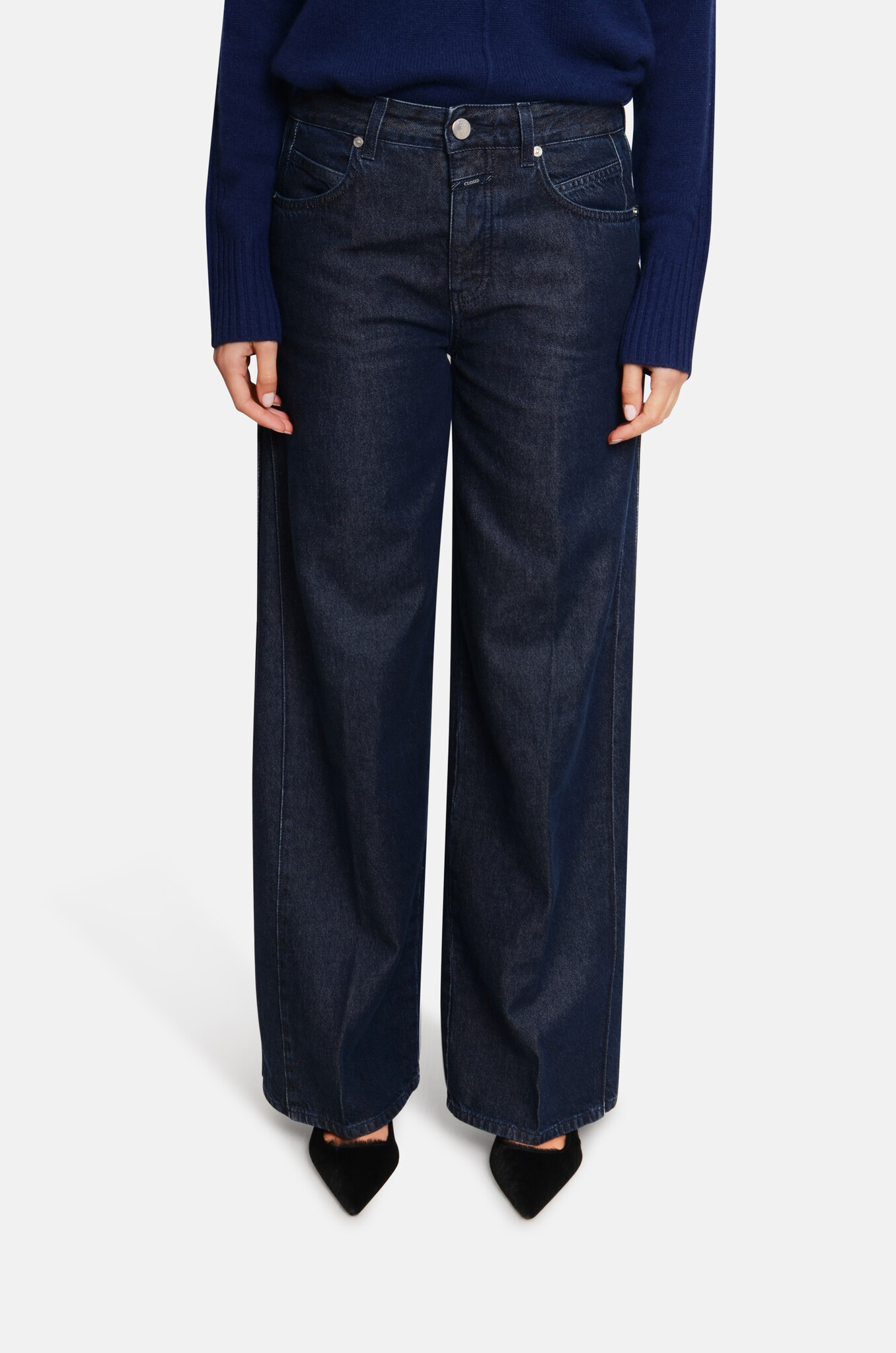 Nikka with Pleat Dark Blue-1