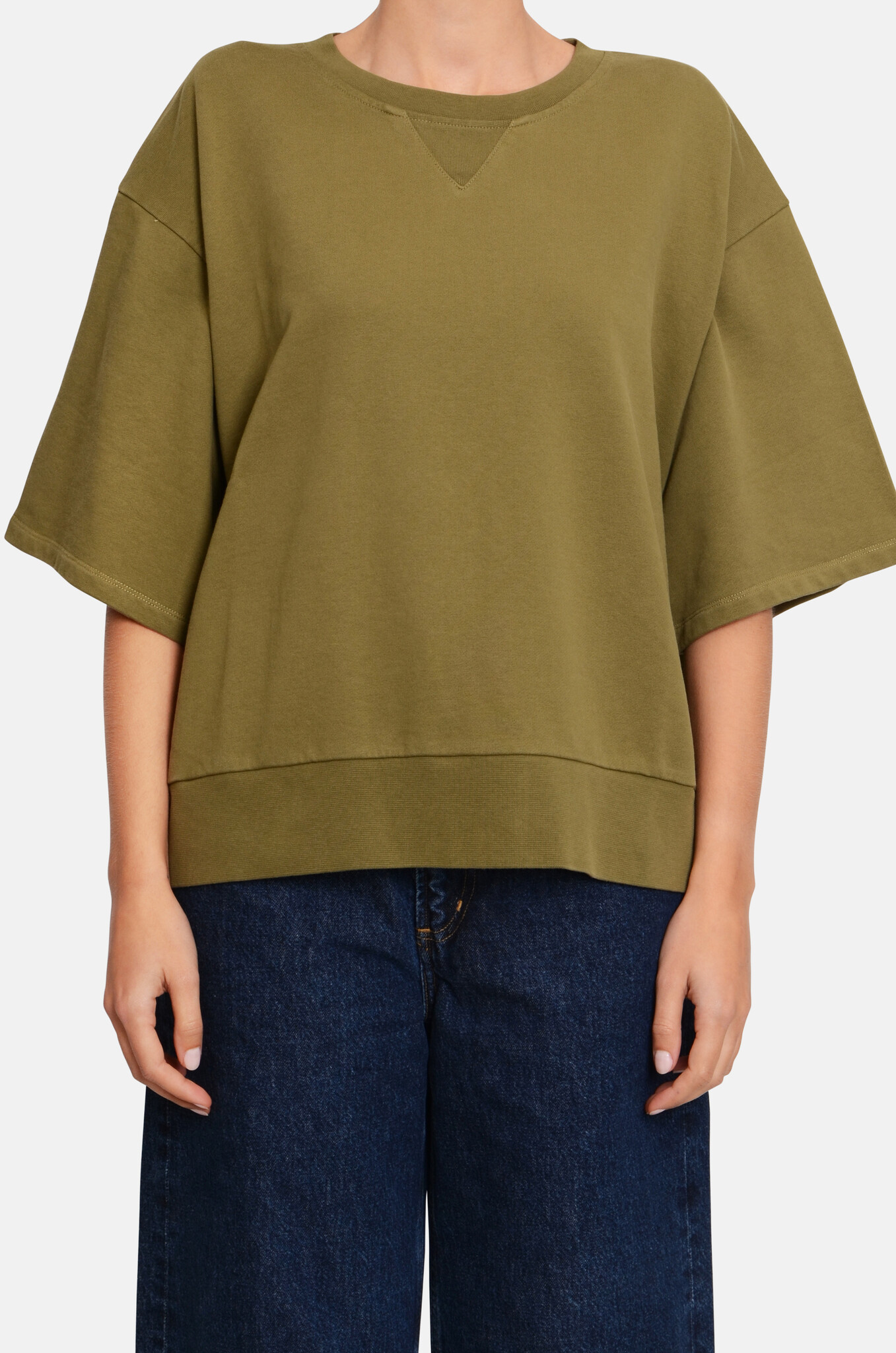 Narah Sweatshirt in Dark Olive-1