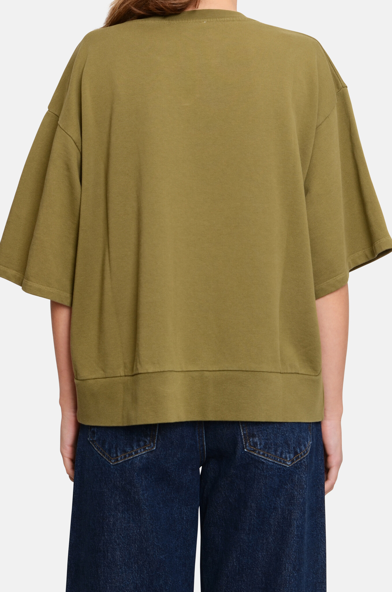 Narah Sweatshirt in Dark Olive-4
