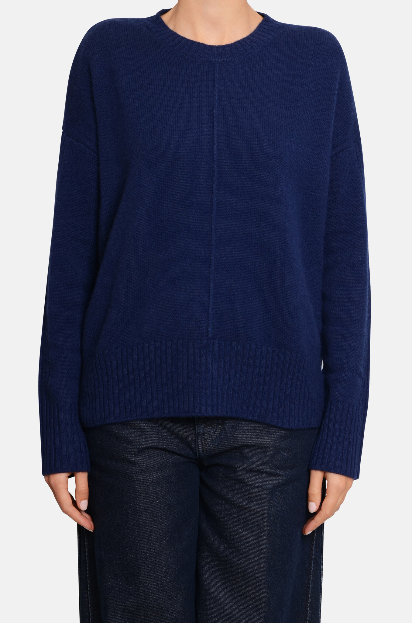 Candace Cashmere Knit in Navy-5