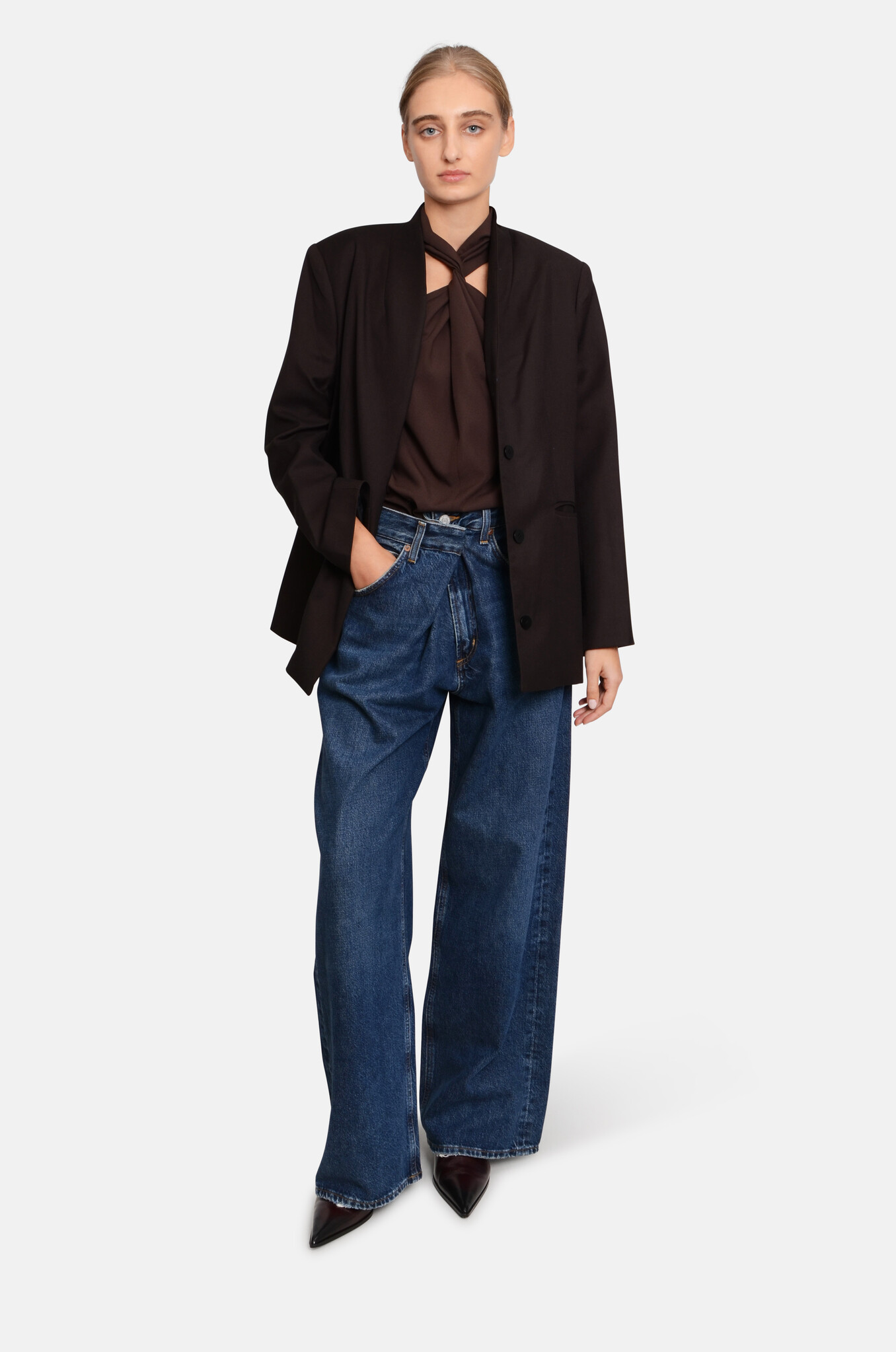 Reese Blazer in Balsamic-2