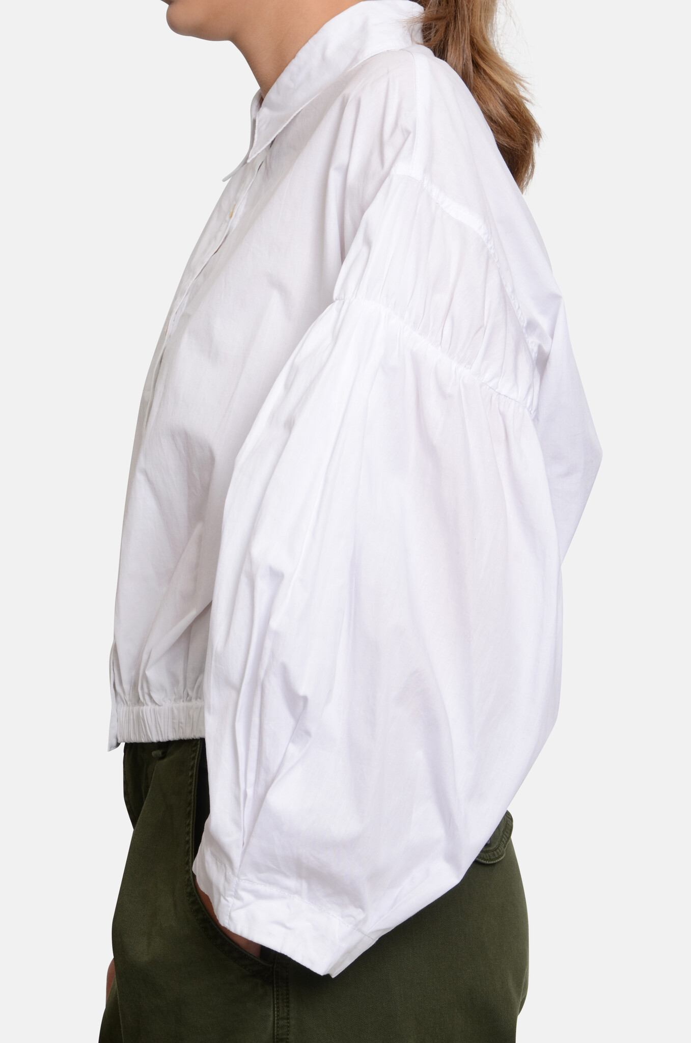 Poplin Veda Shirt White-5