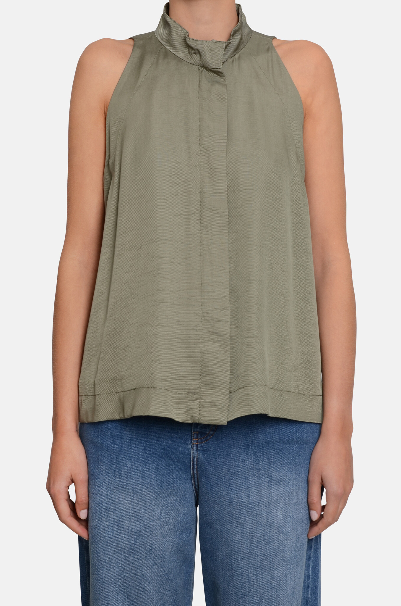 Kaley Grossgrain Halter Top Vertiver-1