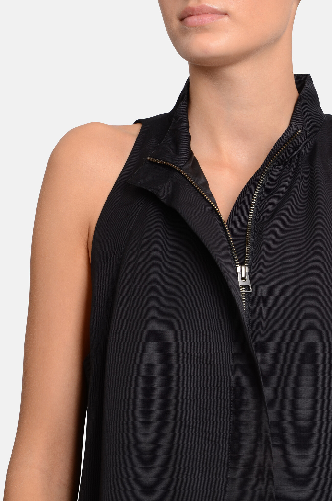 Kaley Grossgrain Halter Top Black-5