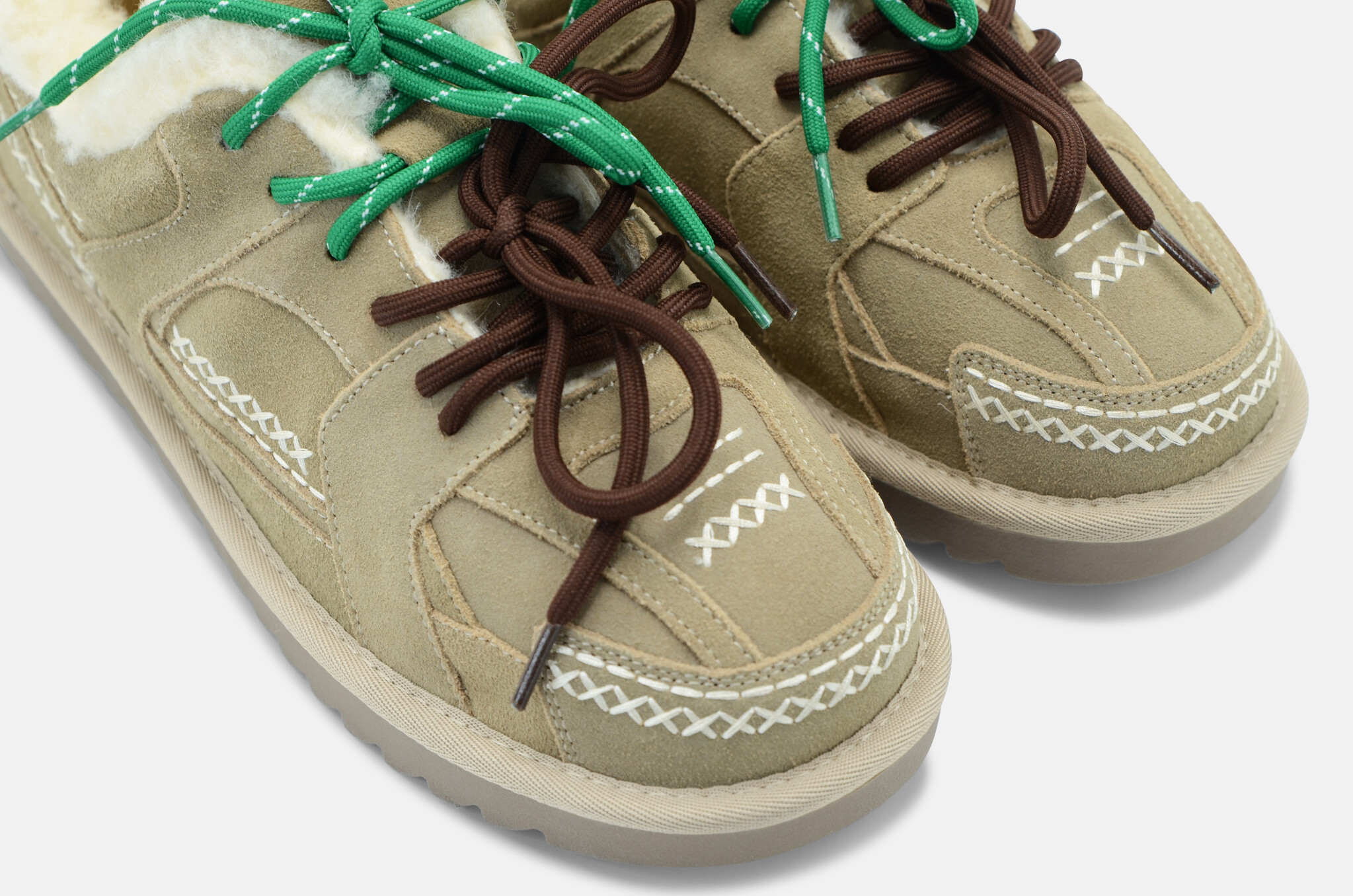 Mammoth Shearling Sneaker Taupe-5