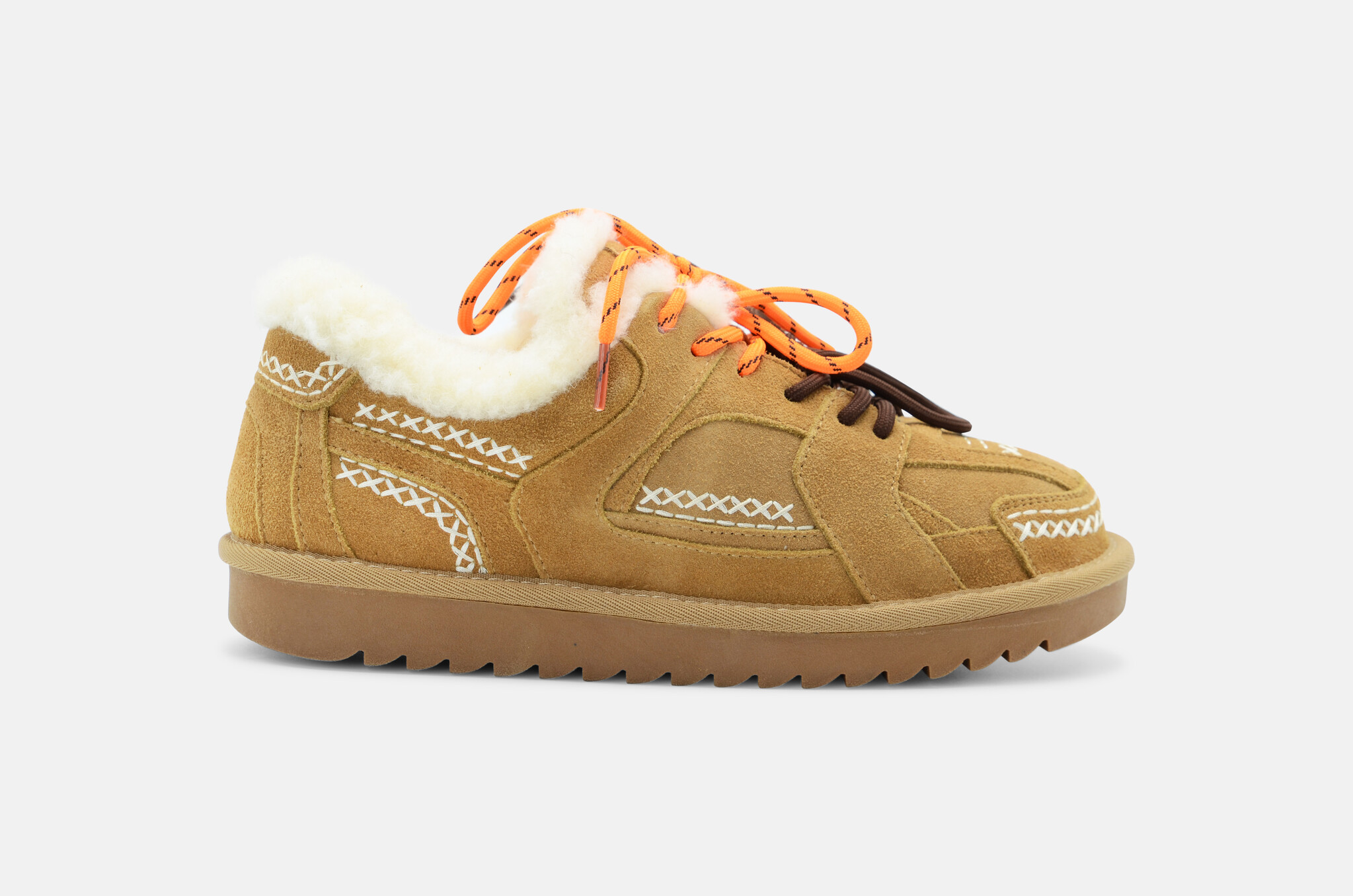 Mammoth Shearling Sneaker Tobacco-1