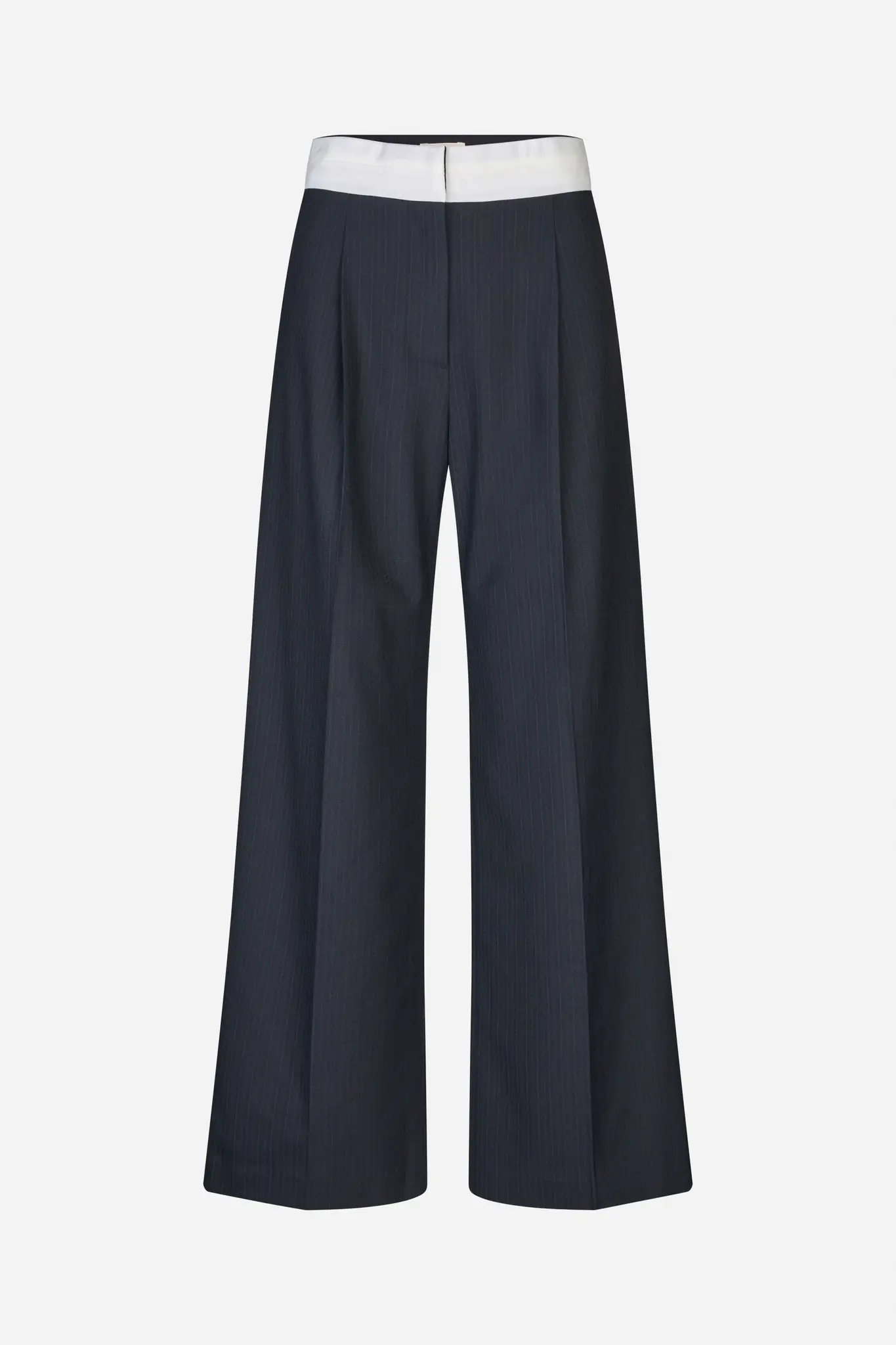 Neyat Trousers Blackish Pinstripe-1