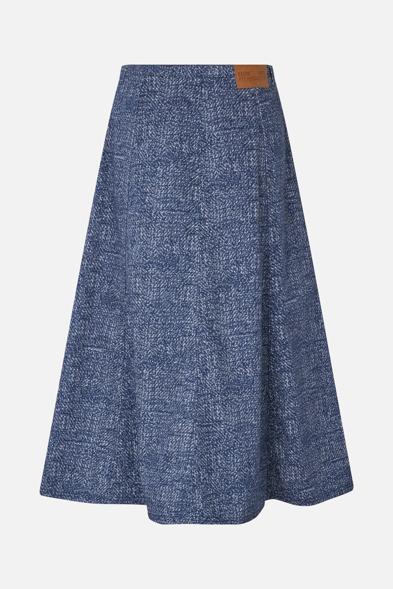 Saara Skirt Printed Chunky Twill-3