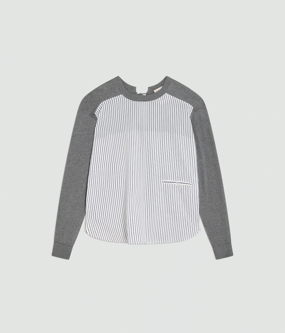 Magdalena Knit in Pearl Grey-1