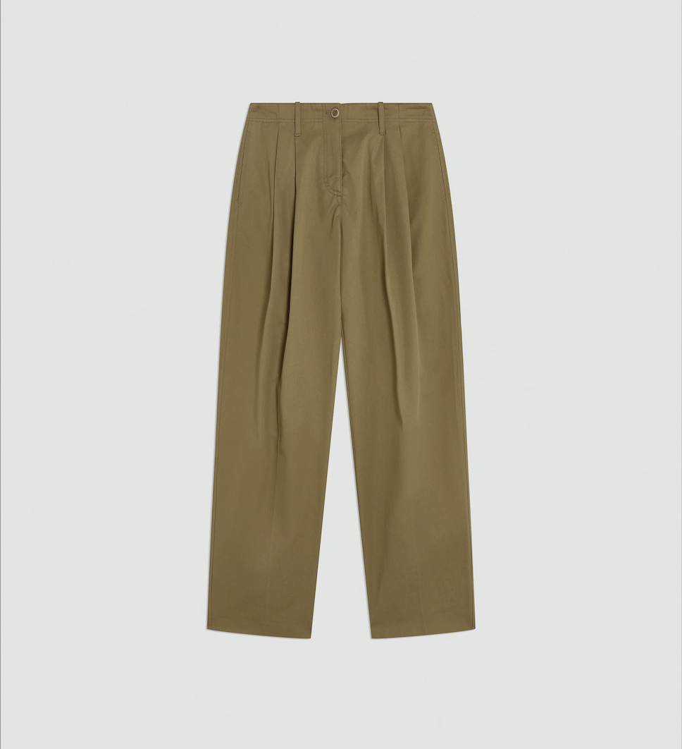 Sofia Trousers in Fern-1