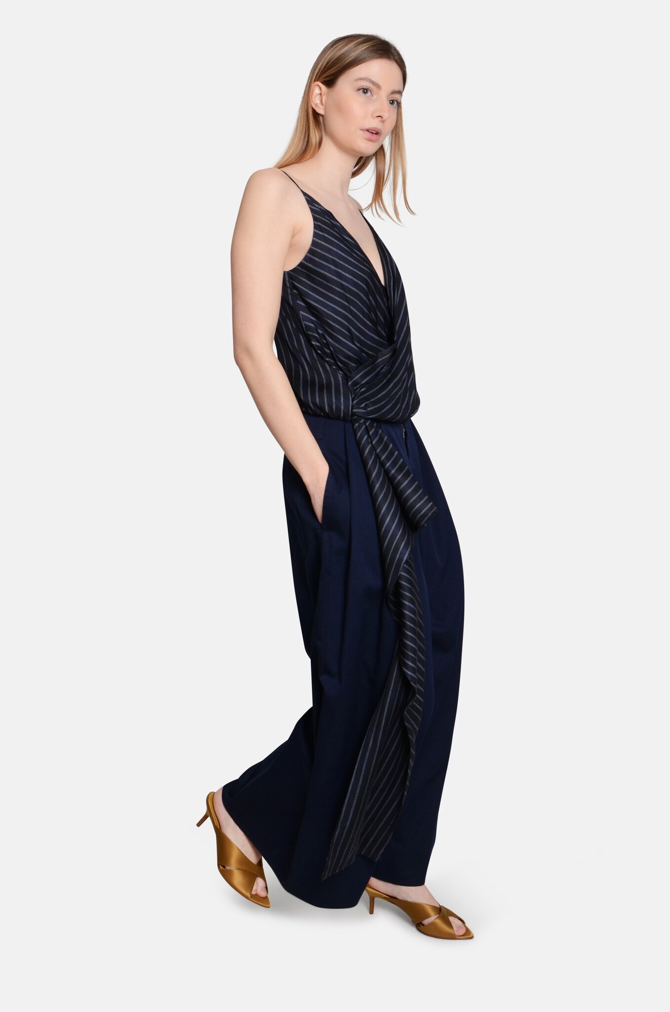 Beryl Chalk Print Dark Blue-2