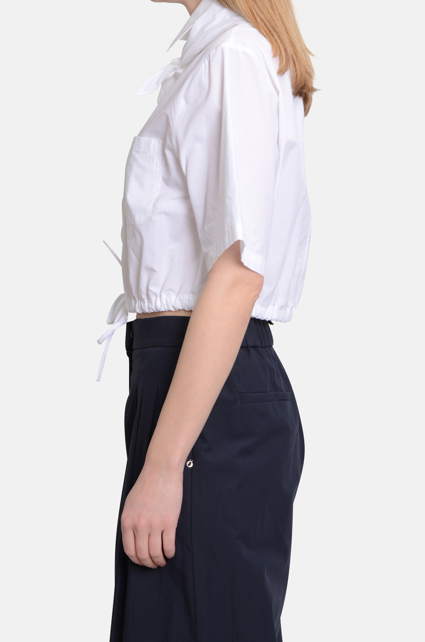 Short Shirt with Bandana Bianco-3