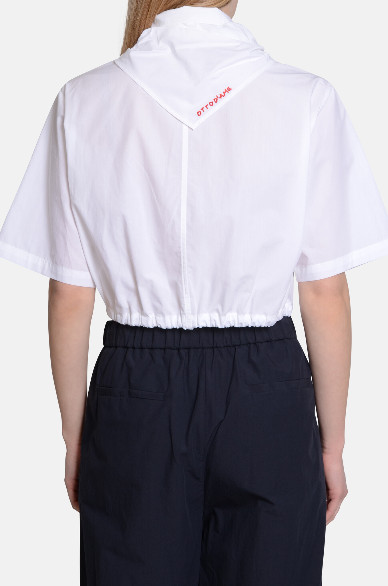 Short Shirt with Bandana Bianco-4