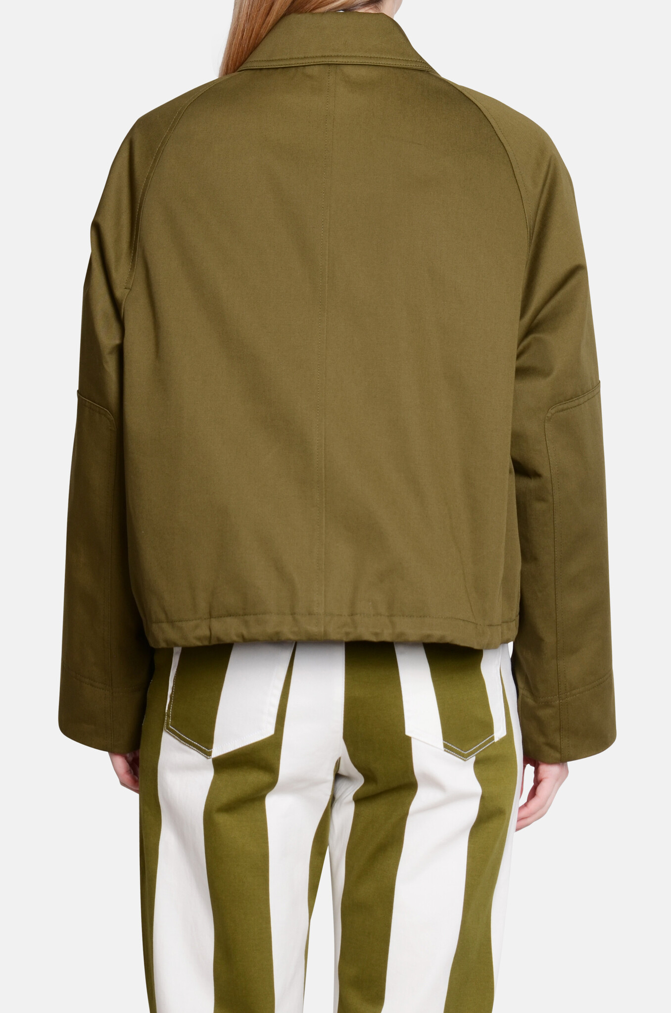 Sportive Blouson in Deep Olive-4