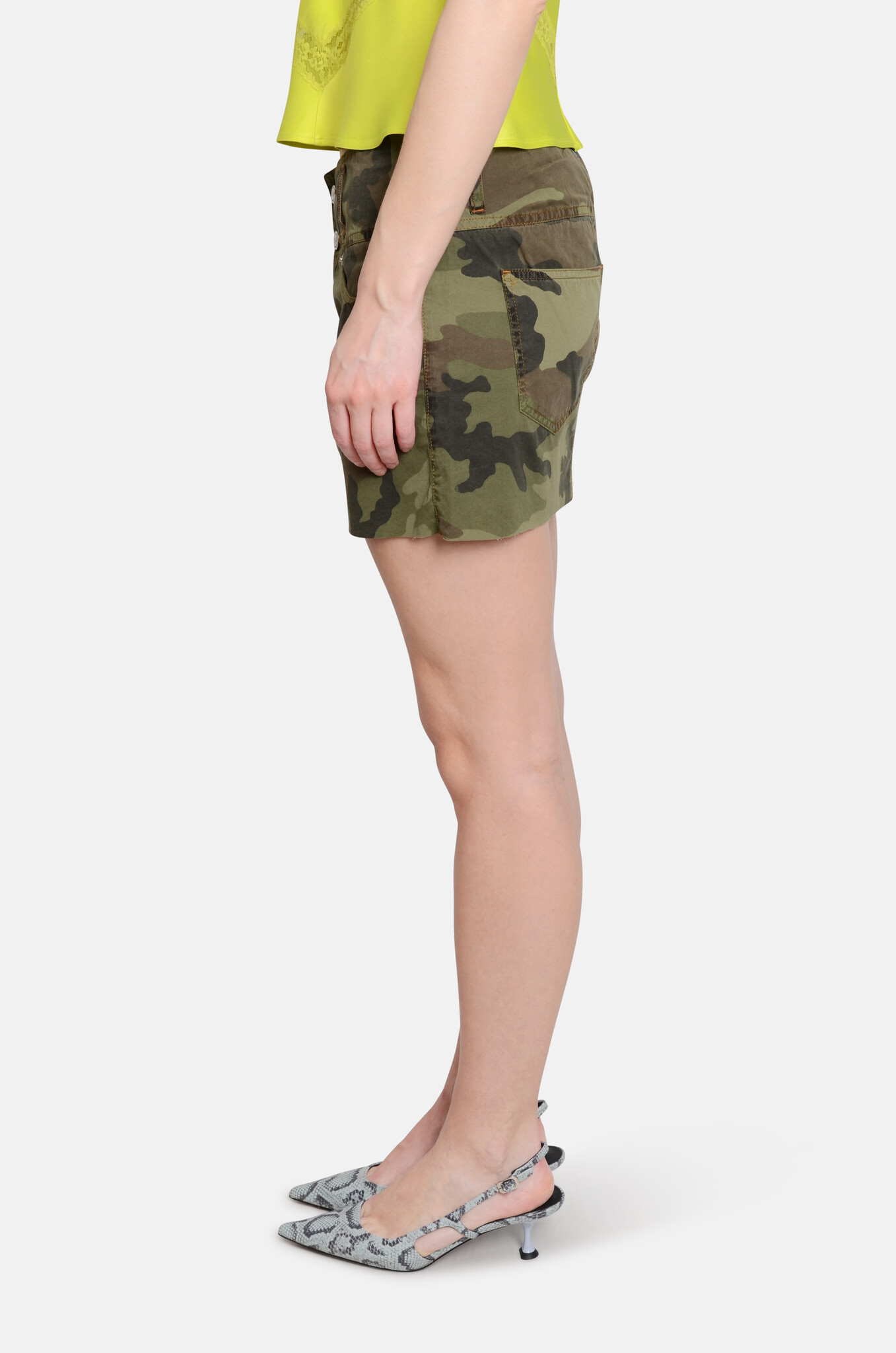Cyrus Mini Skirt Army Dark Green-3