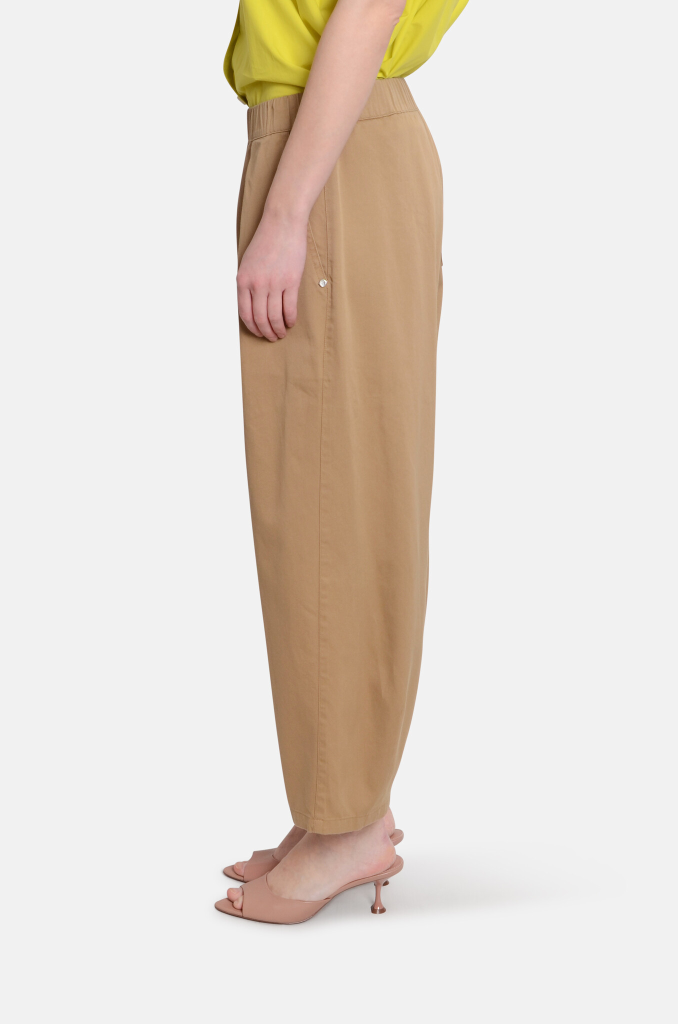 Cotton Balloon Trousers Corda-3