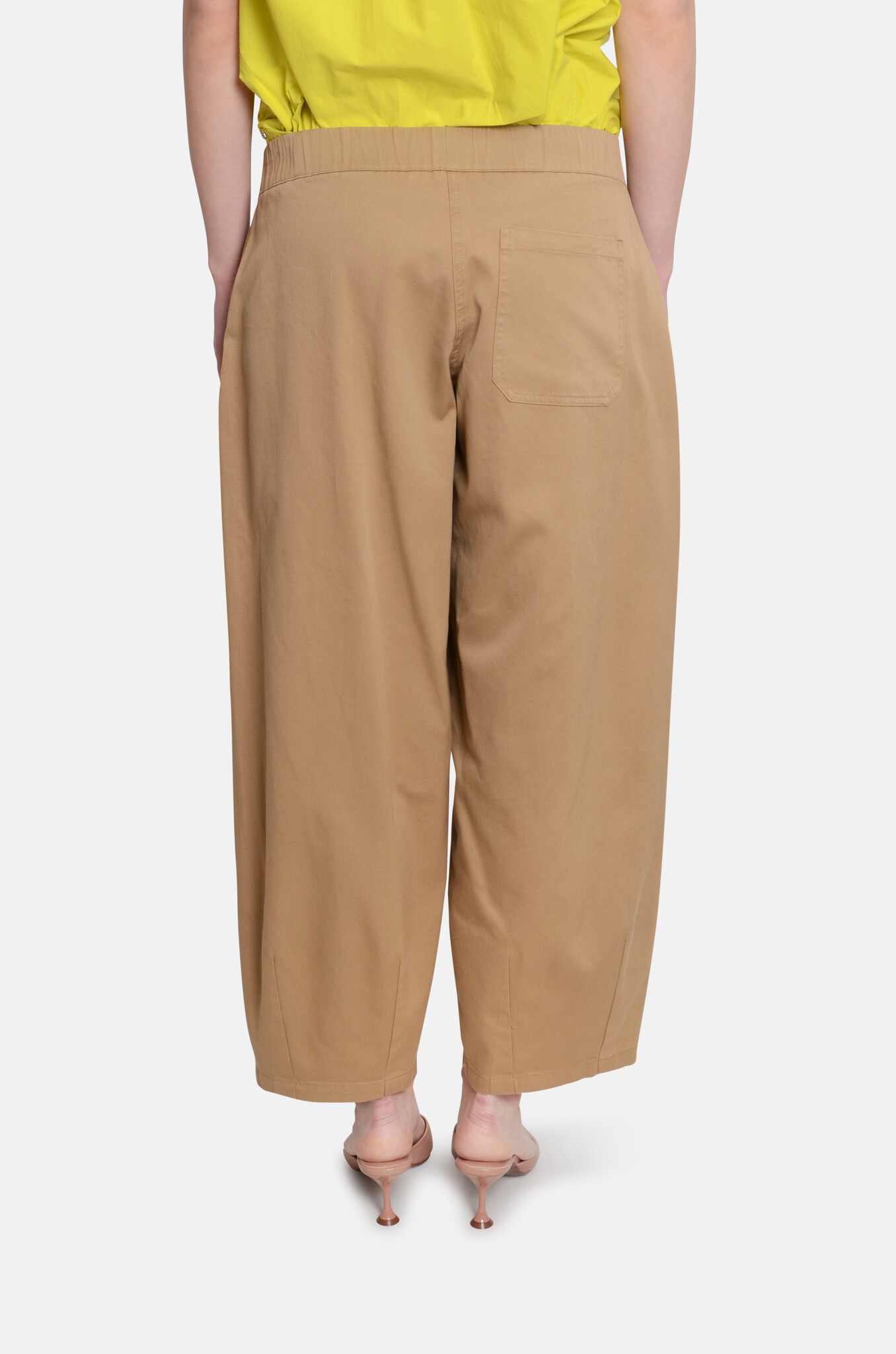 Cotton Balloon Trousers Corda-4