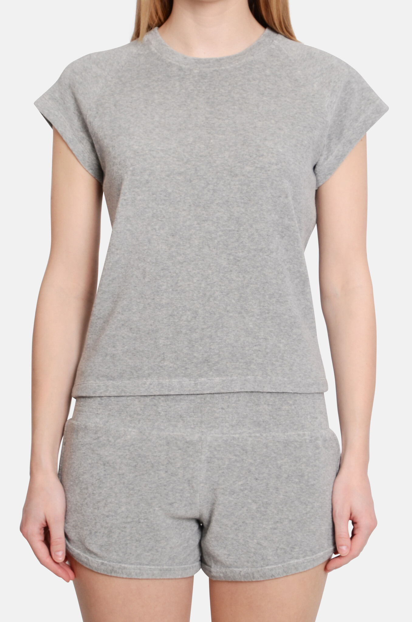 Tyra Top Terry Grey-1
