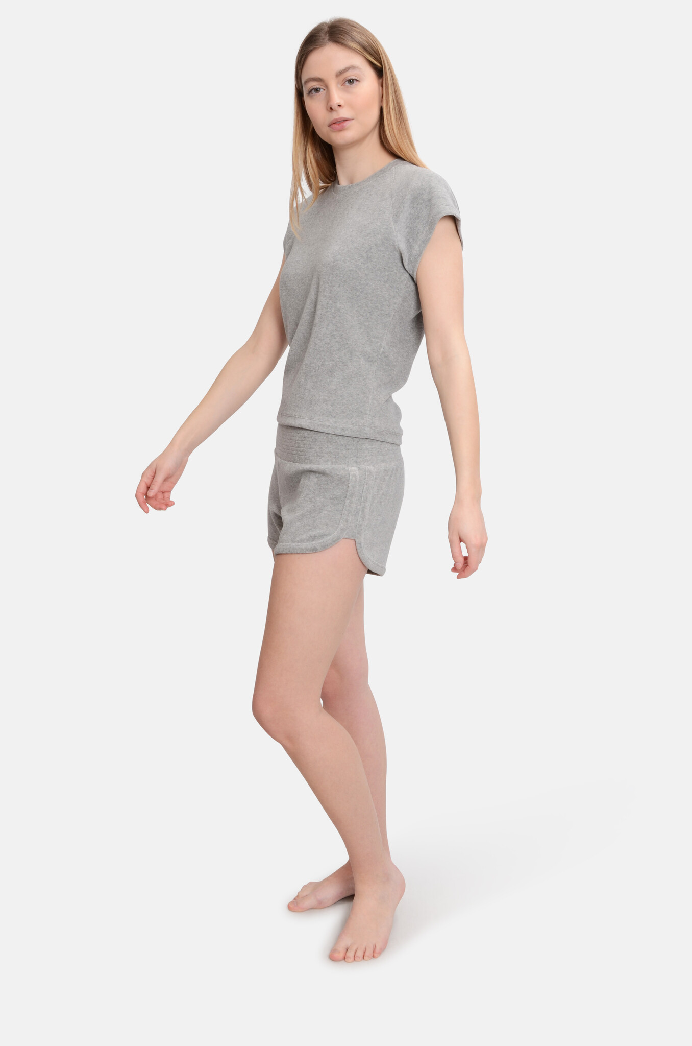 Tyra Top Terry Grey-2