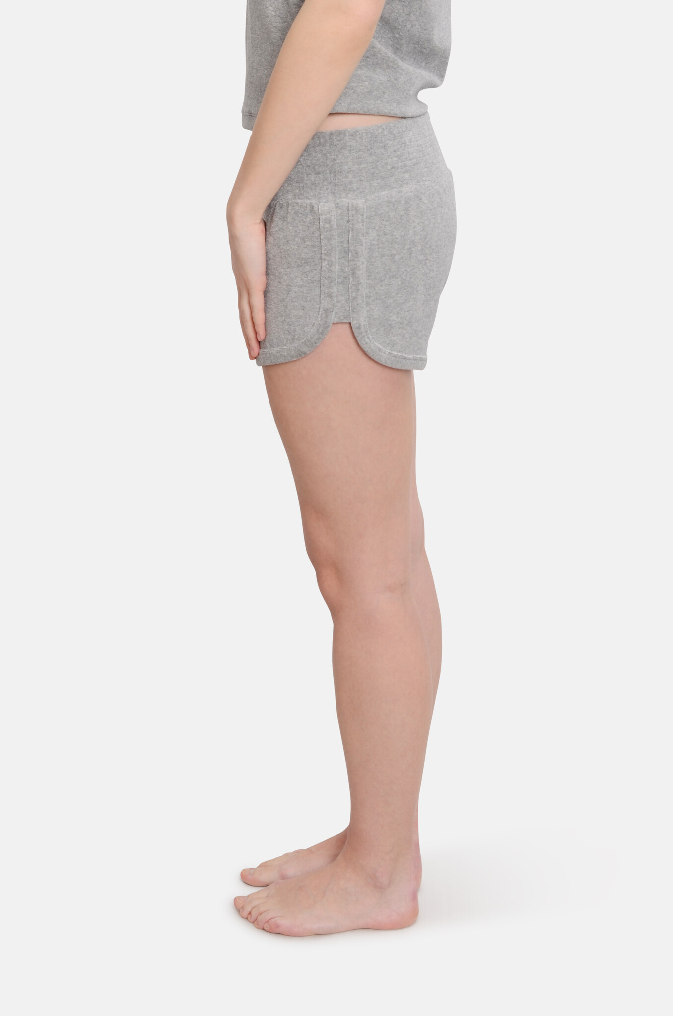 Jessy Shorts Terry Grey-3