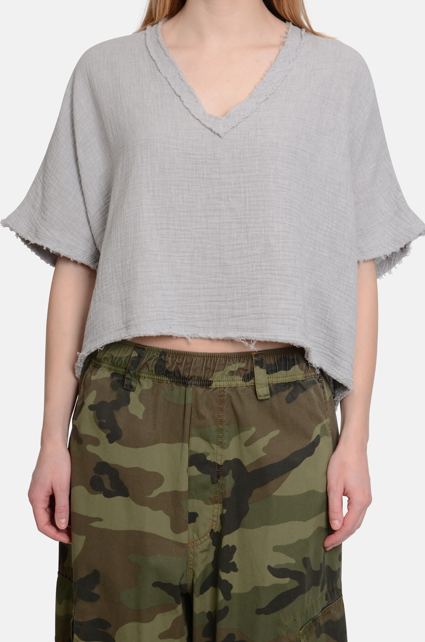 Fiji Top Light Cotton Light Grey-1