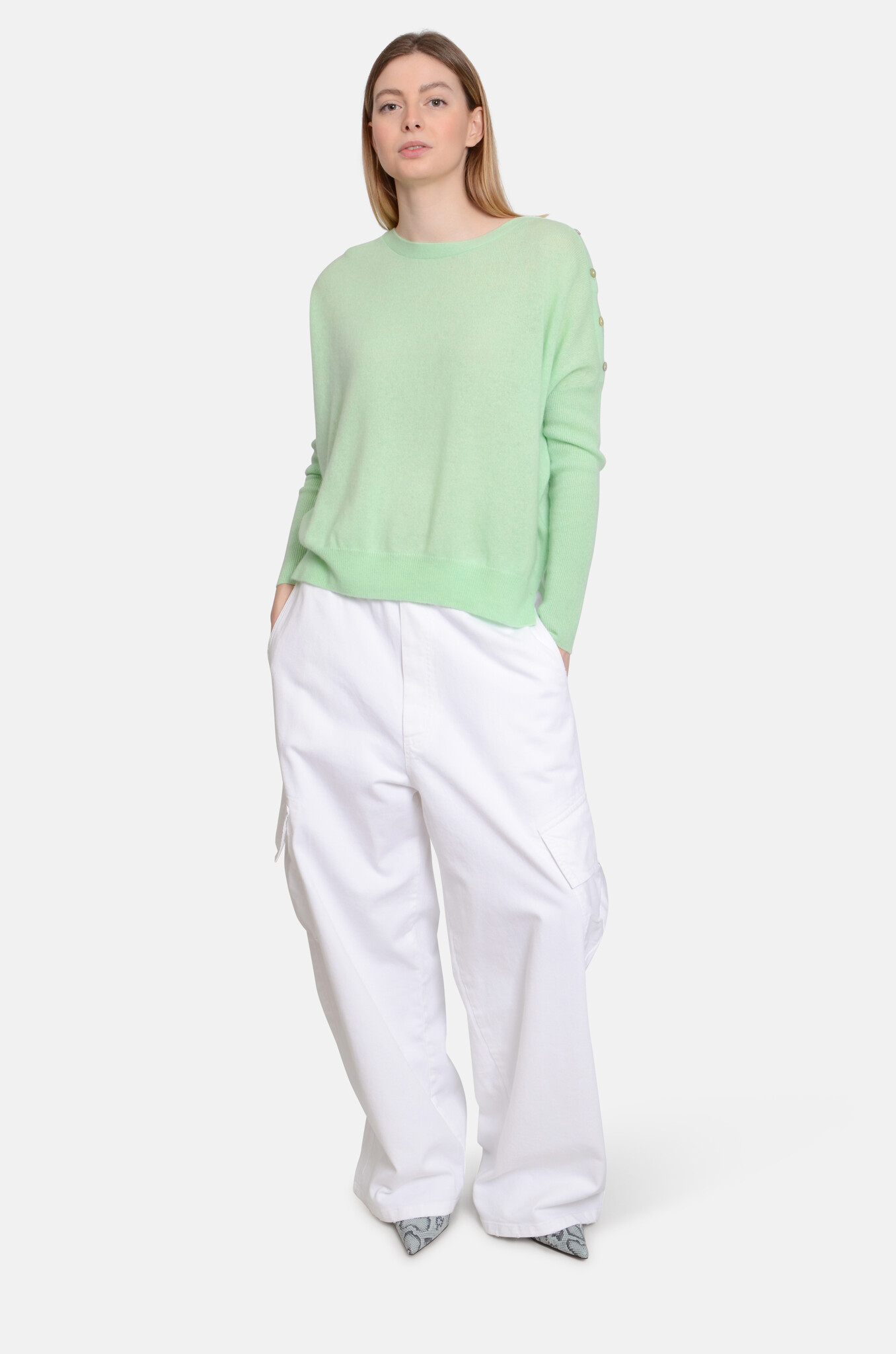 Rafaella Knit in Pastel Green-2