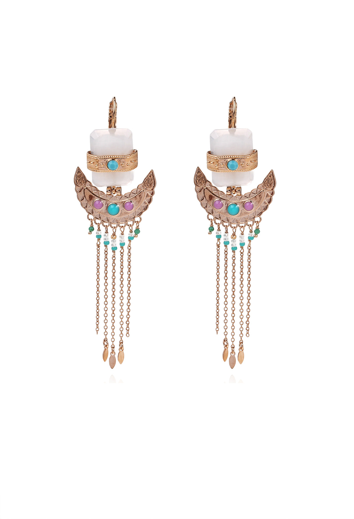 Lombok Earrings Blanc-1