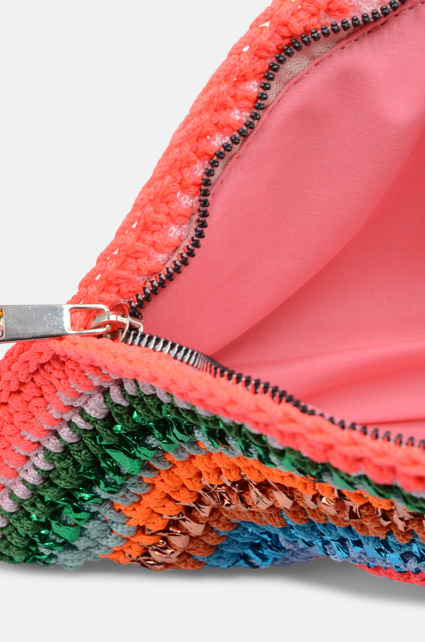 Ebru Clutch Medium Orange Blue-3