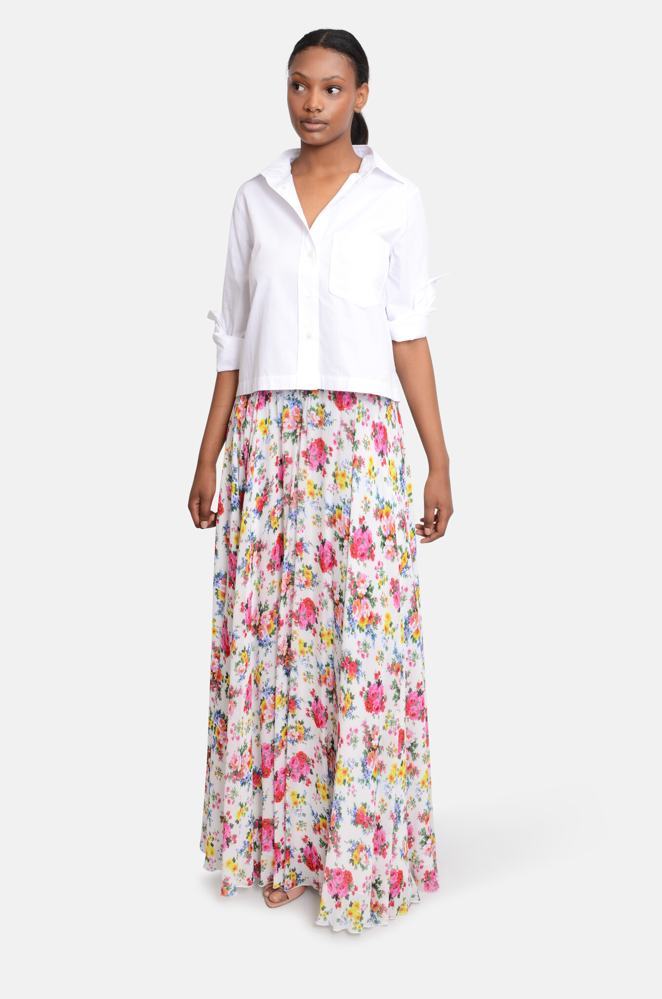 Floral Maxi Skirt or Bandeau Dress-6