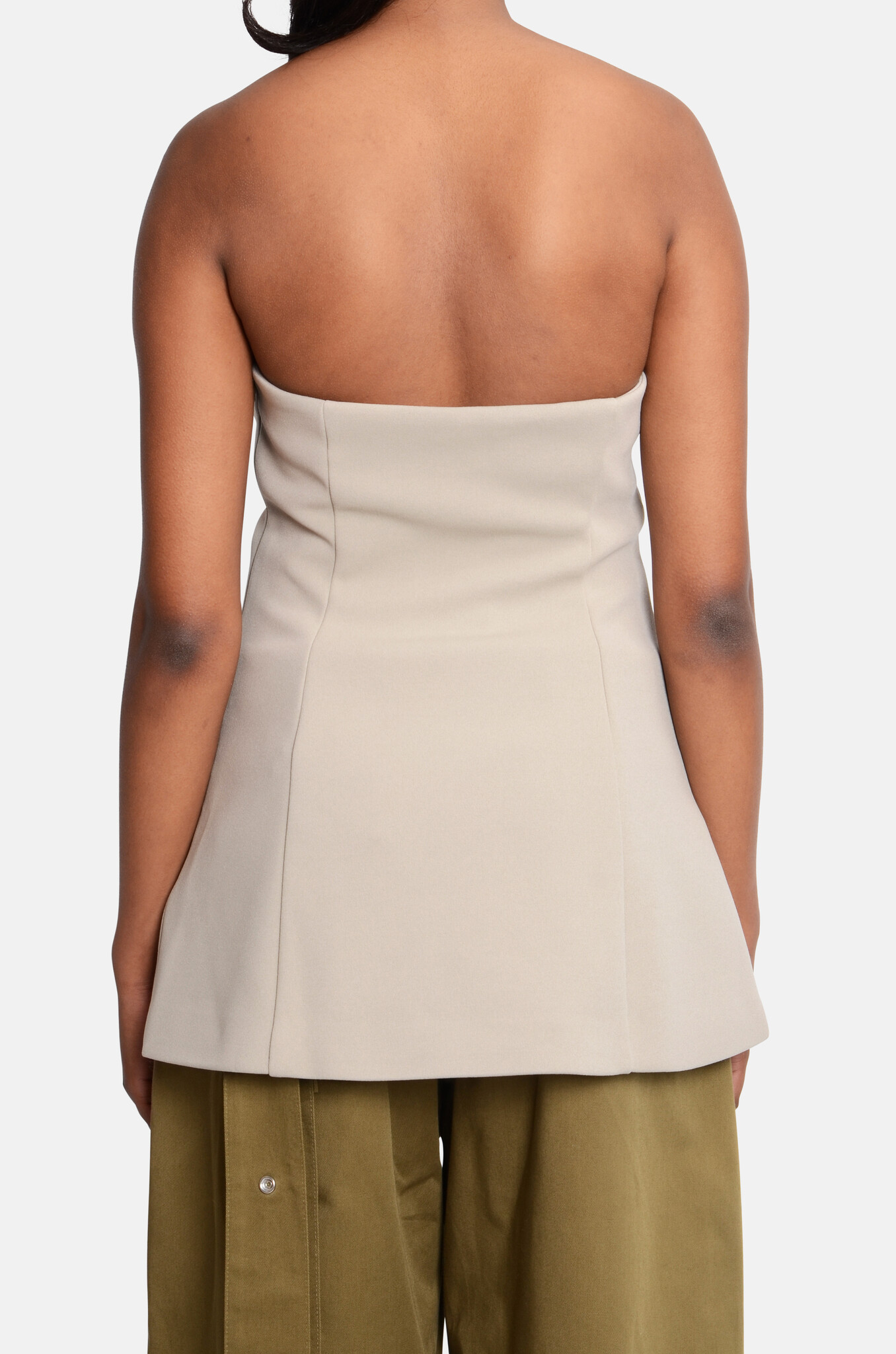 Emma Strapless Top in Clay-4