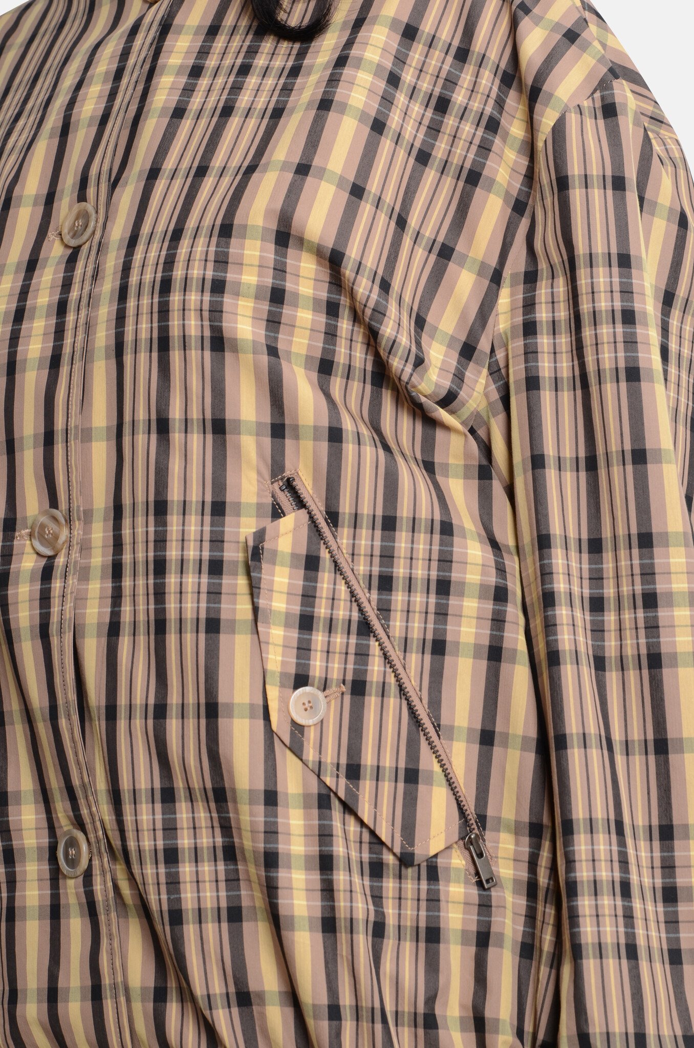 Herminia Bomber Maxi Check-5