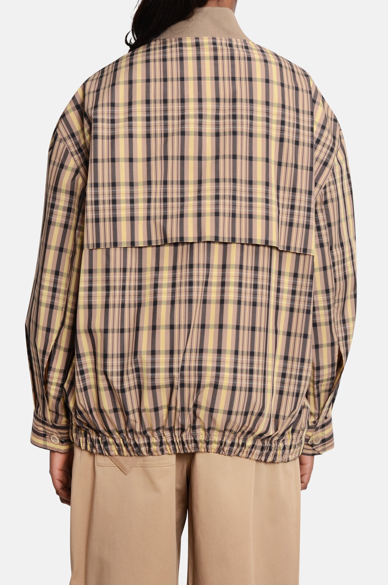 Herminia Bomber Maxi Check-4