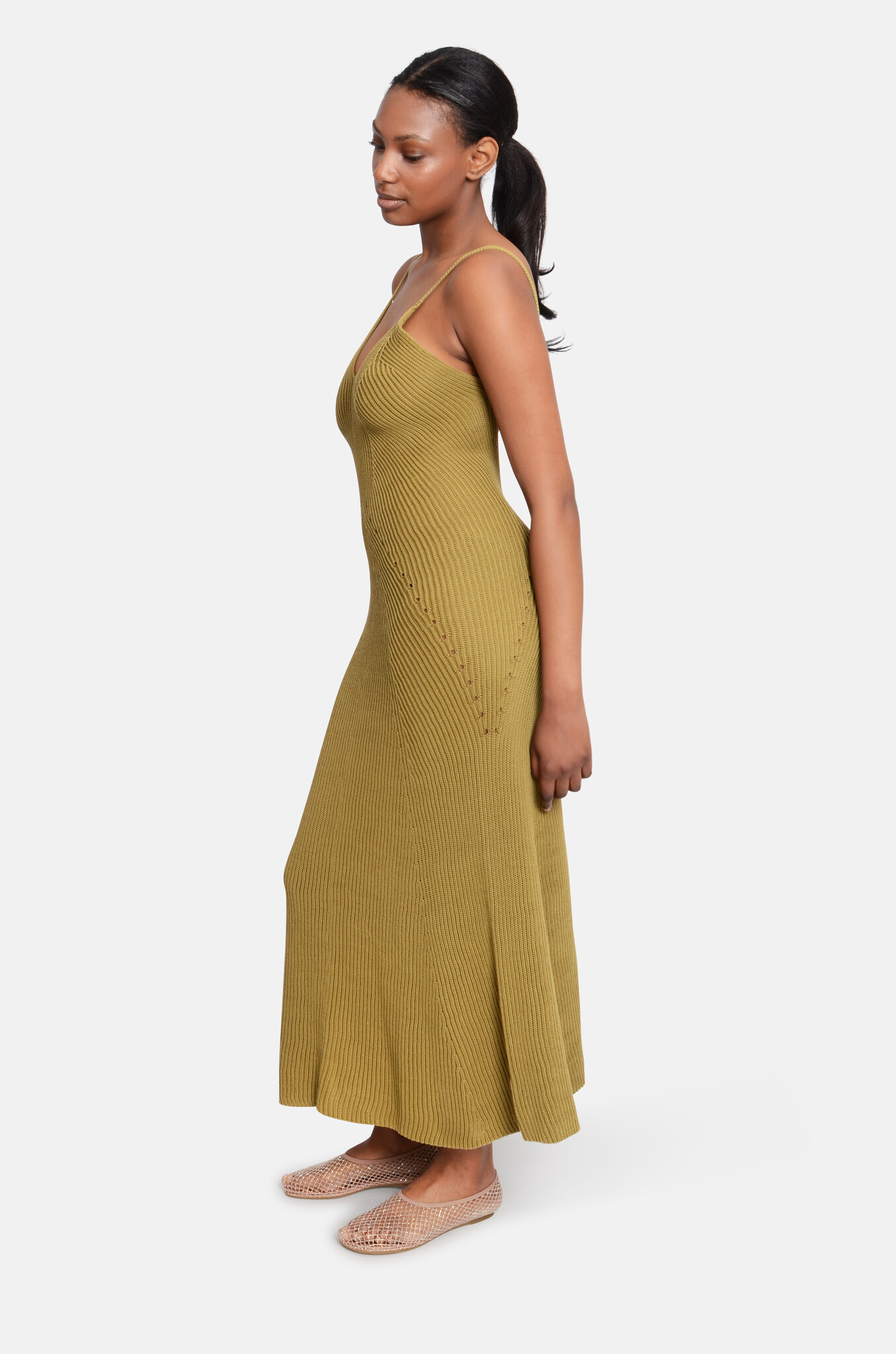 Josh Dress in Macha Tea-2