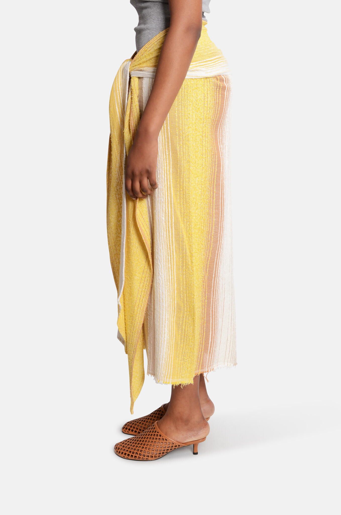 Palmito Skirt Striped Structure Sun-3