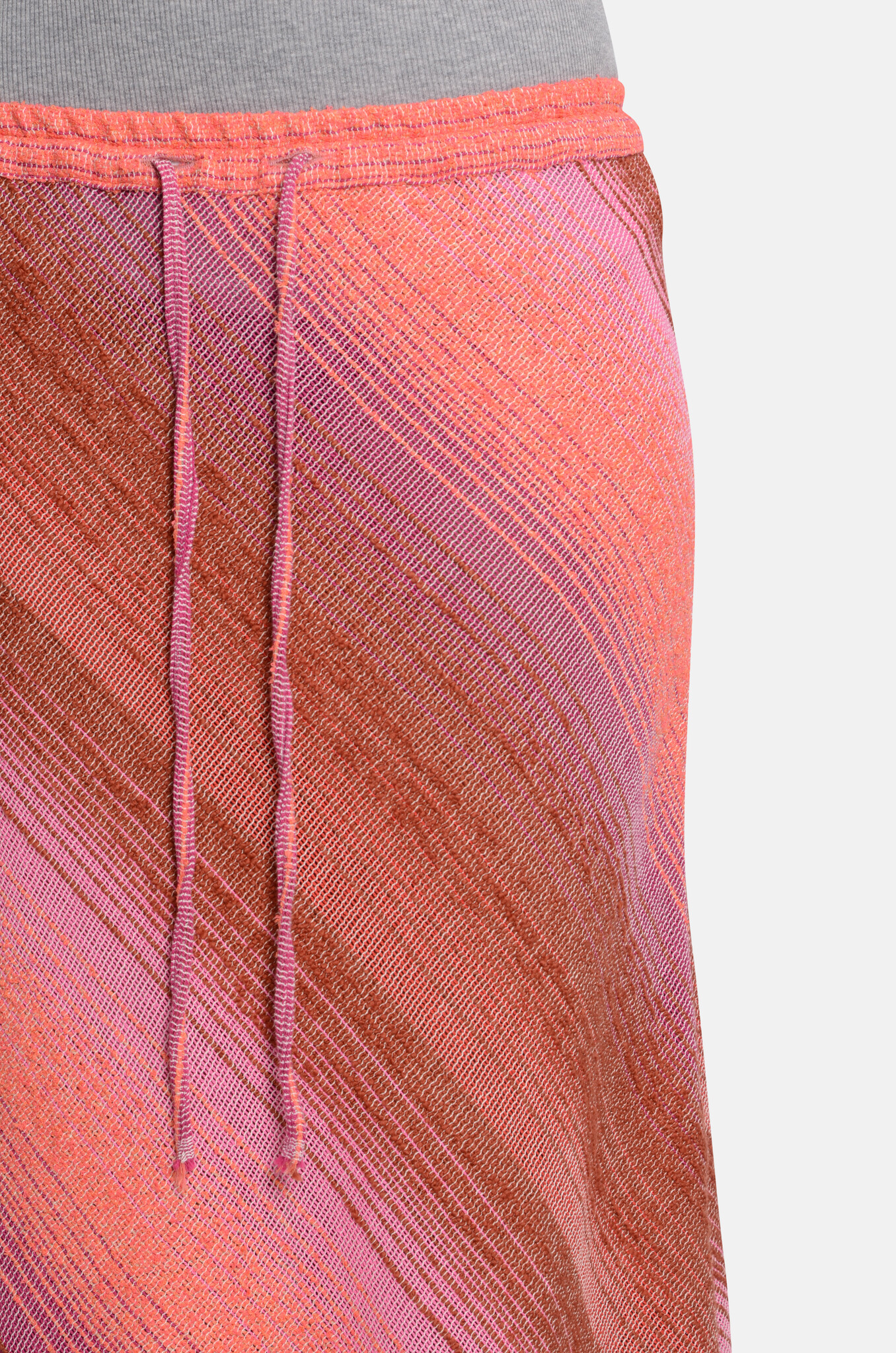 Praia Skirt Striped Structure Sundown-5