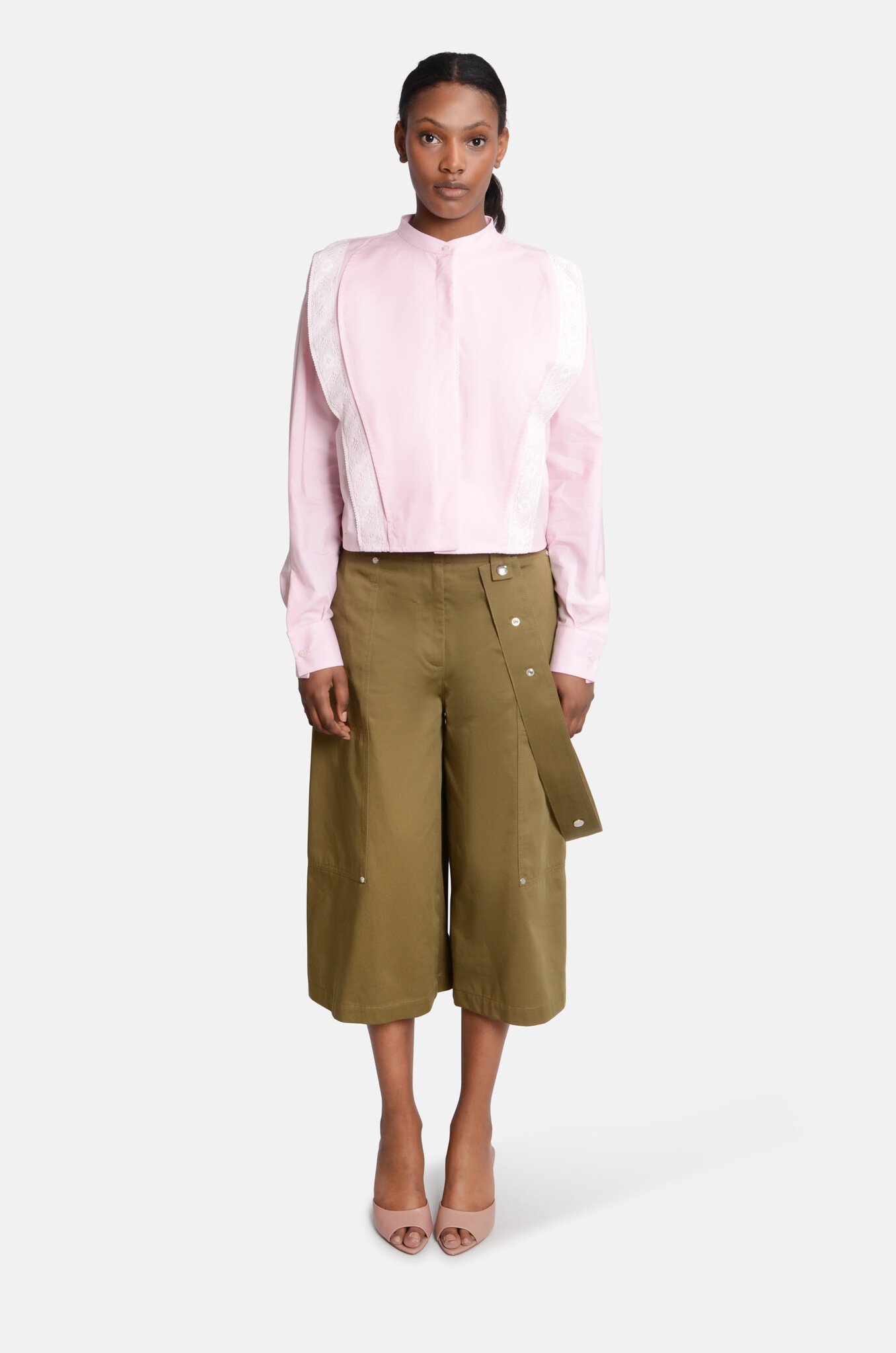 Layered Lace Detail Blouse-5