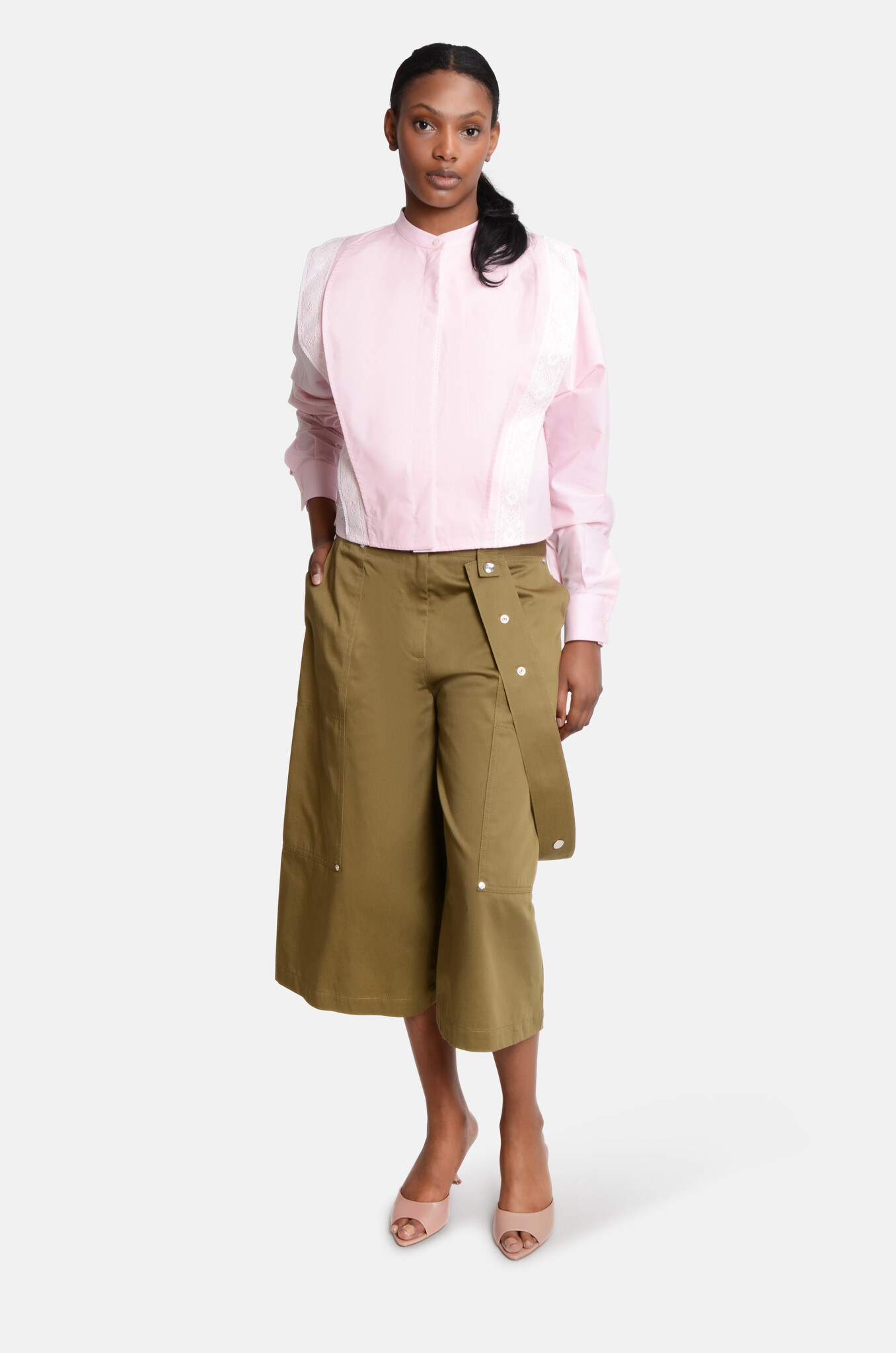 Layered Lace Detail Blouse-2