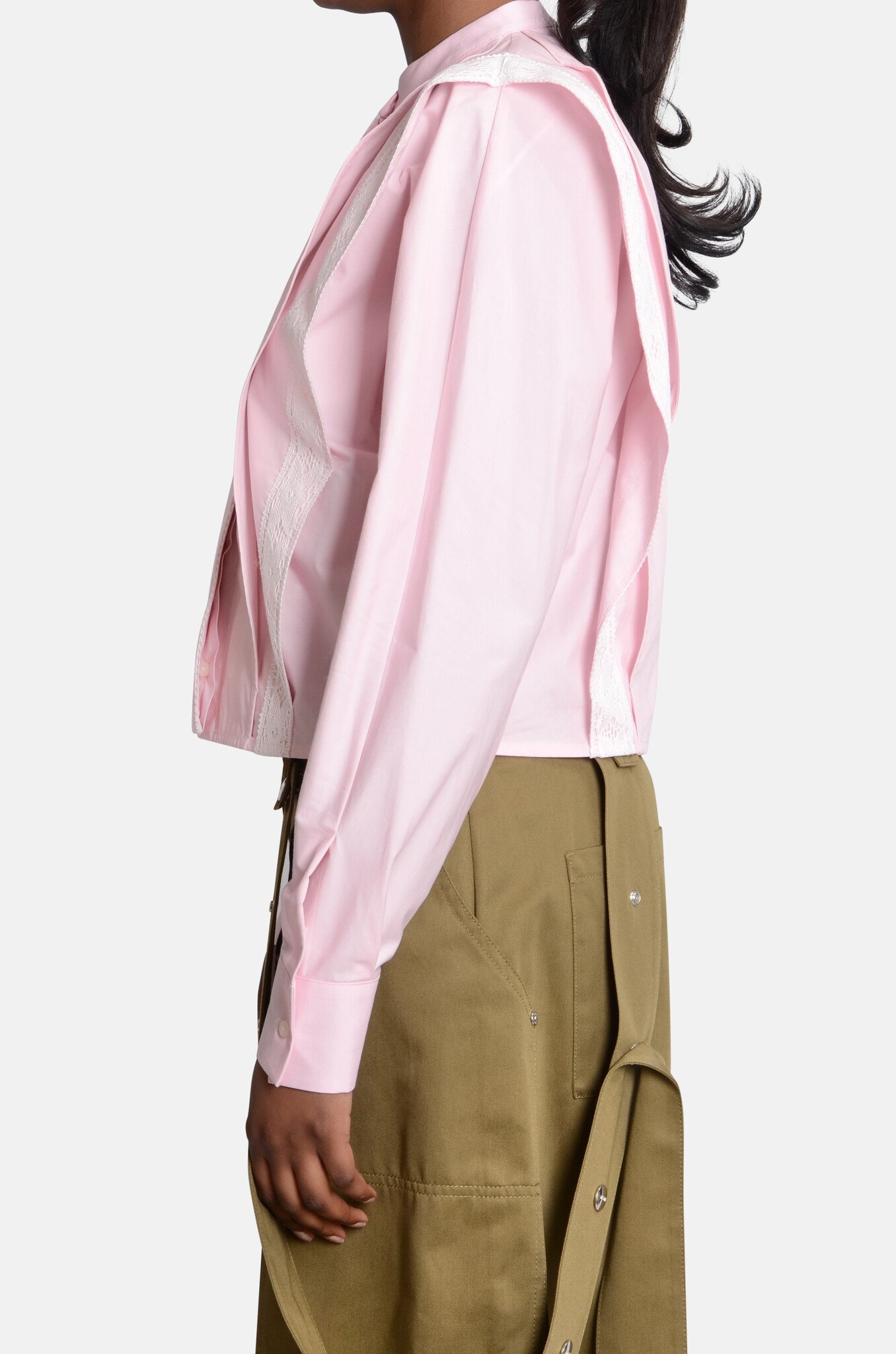 Layered Lace Detail Blouse-3