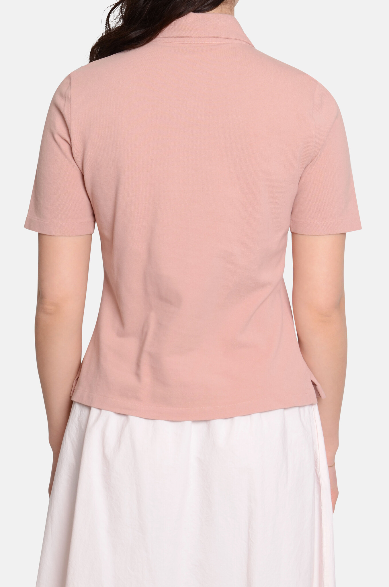 Ecole Piqué Polo in Skin-4