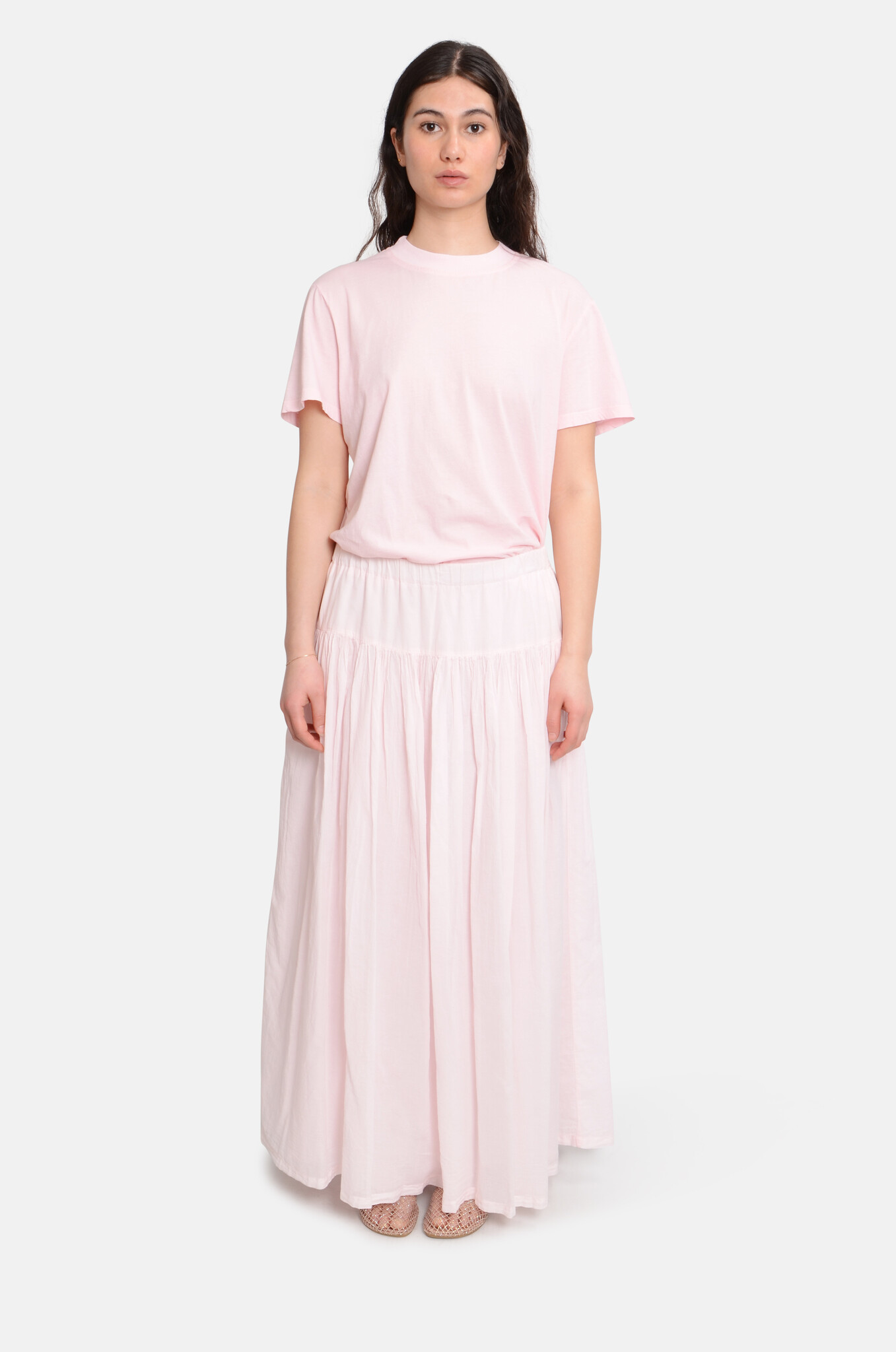 Vintage Skirt Pale Pink-5