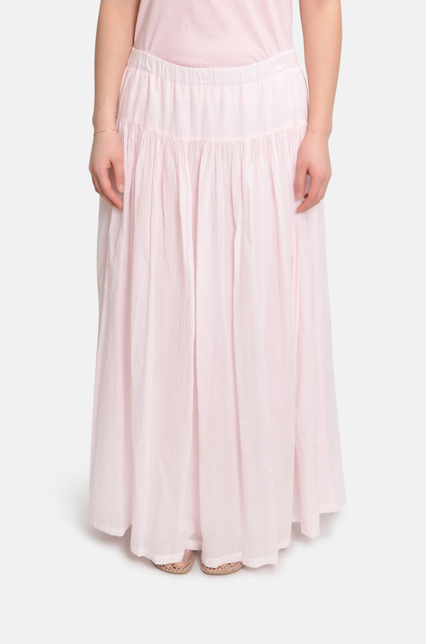 Vintage Skirt Pale Pink-1