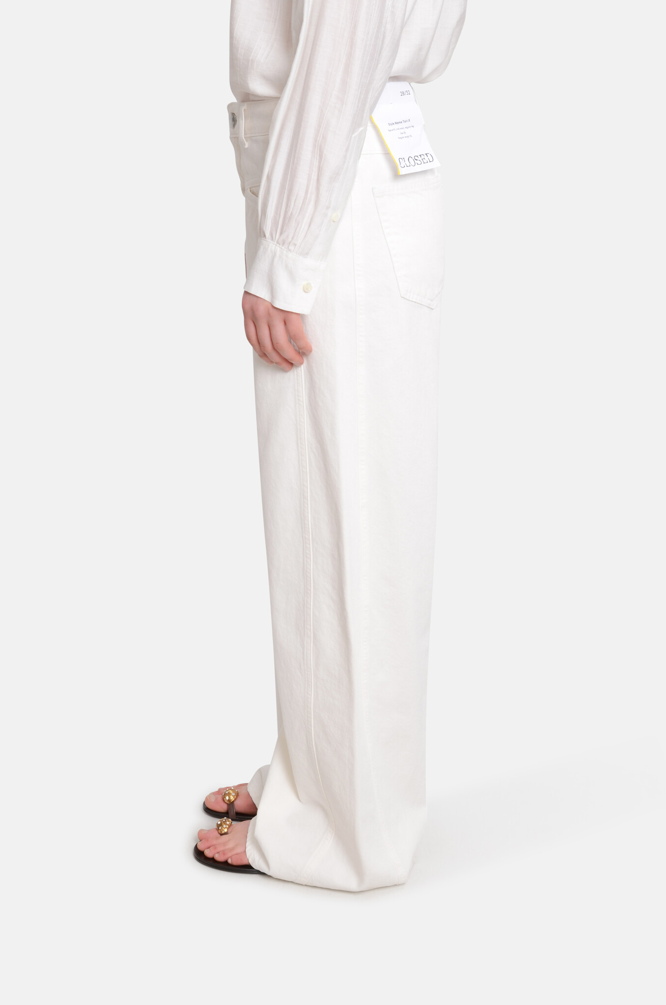 Tori-X Barrel Jeans Ecru-3