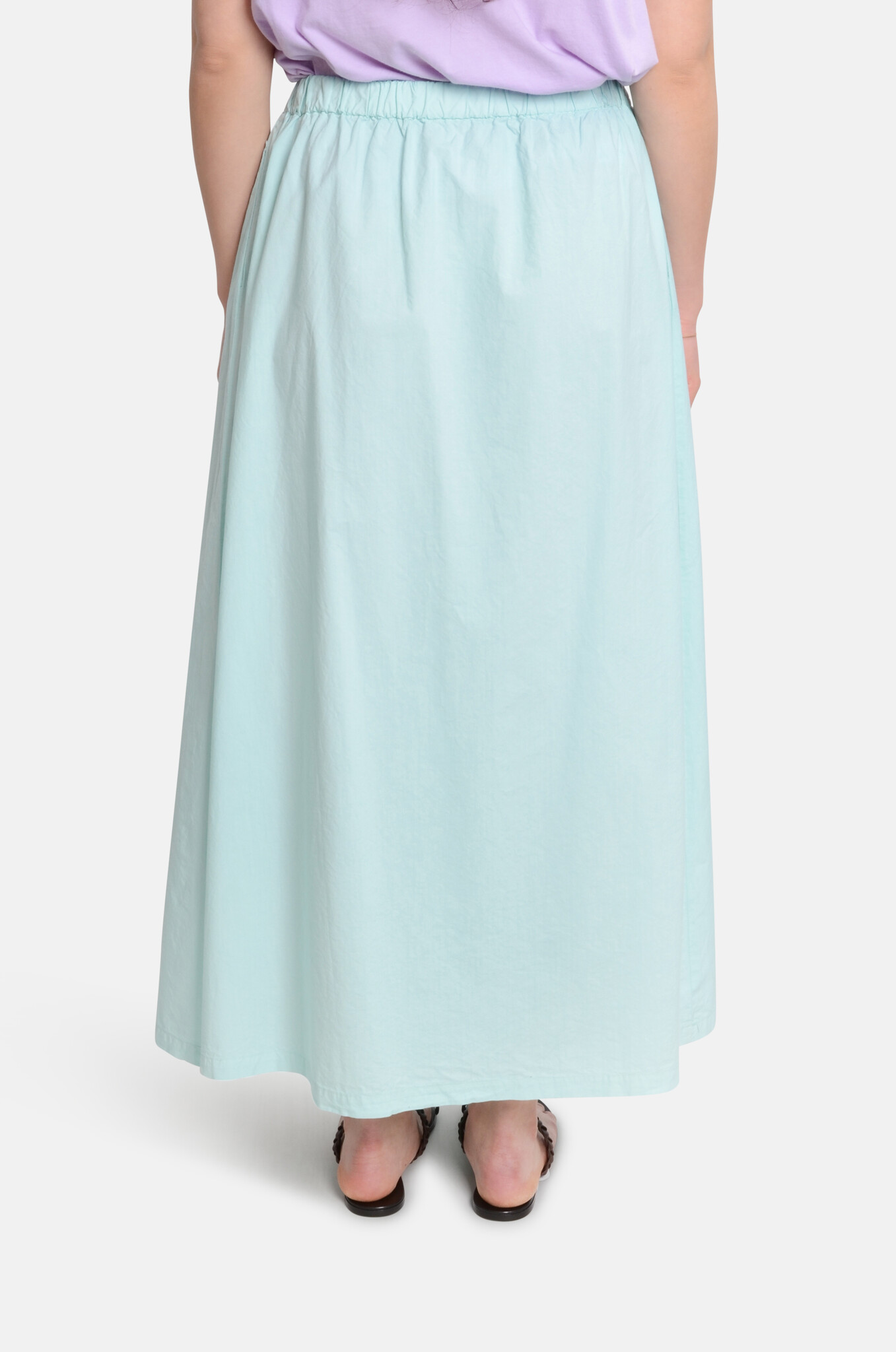 FLair Long Skirt Water Green-4